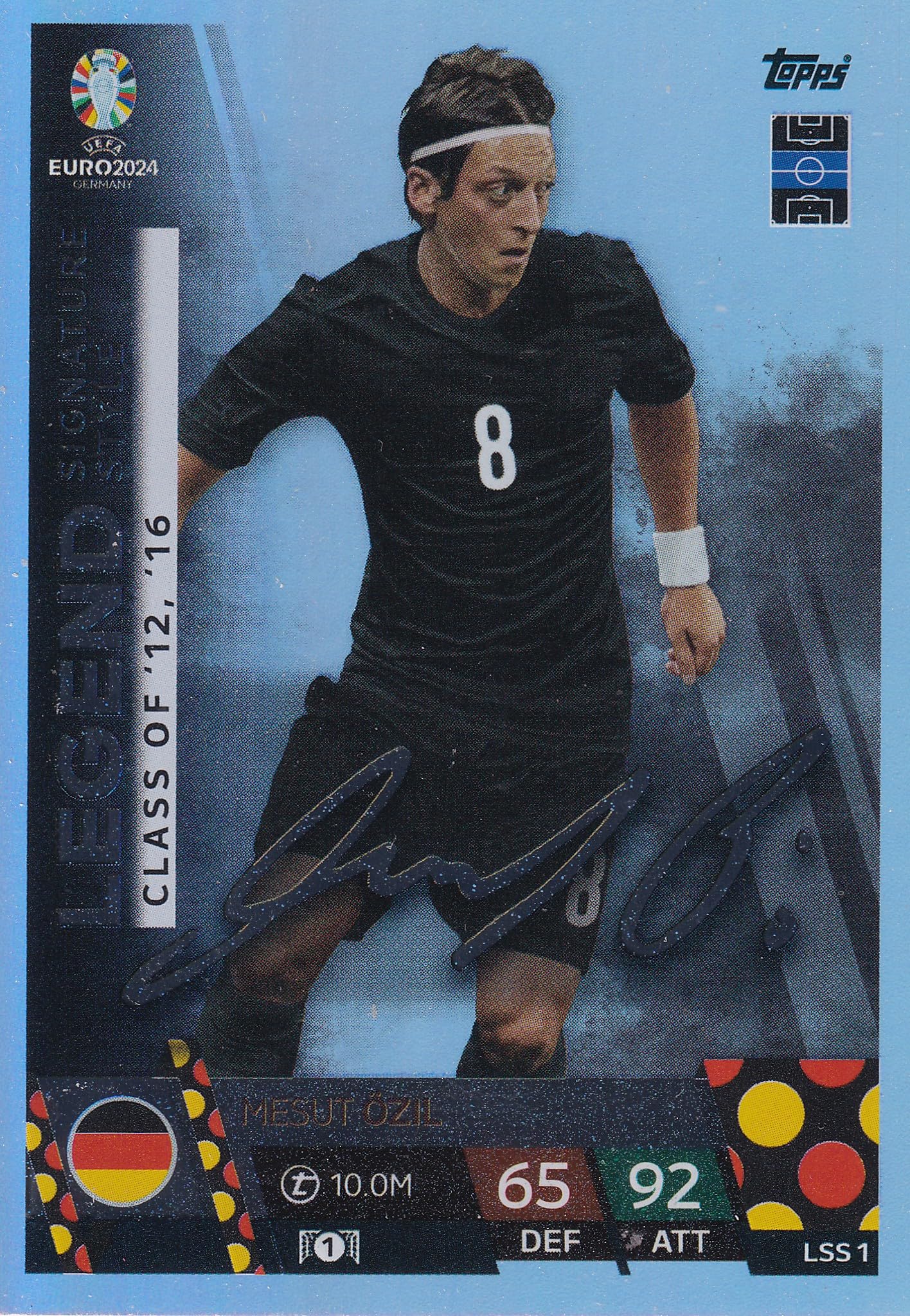 Match Attax Euro 2024 Legend Signature Style Trading Card(s) You Select (Mesut Ozil LSS 1)