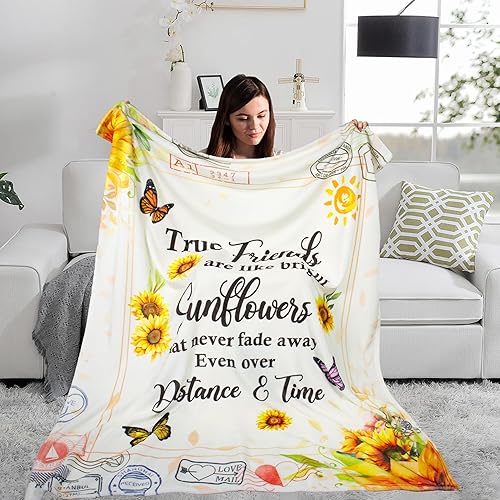 Miniatura 3 de Regalos de amistad para mujeres, regalo de cumpleaños para mejor amiga, regalos para amigas, mantas de cumpleaños para mujer, manta de cumpleaños de
