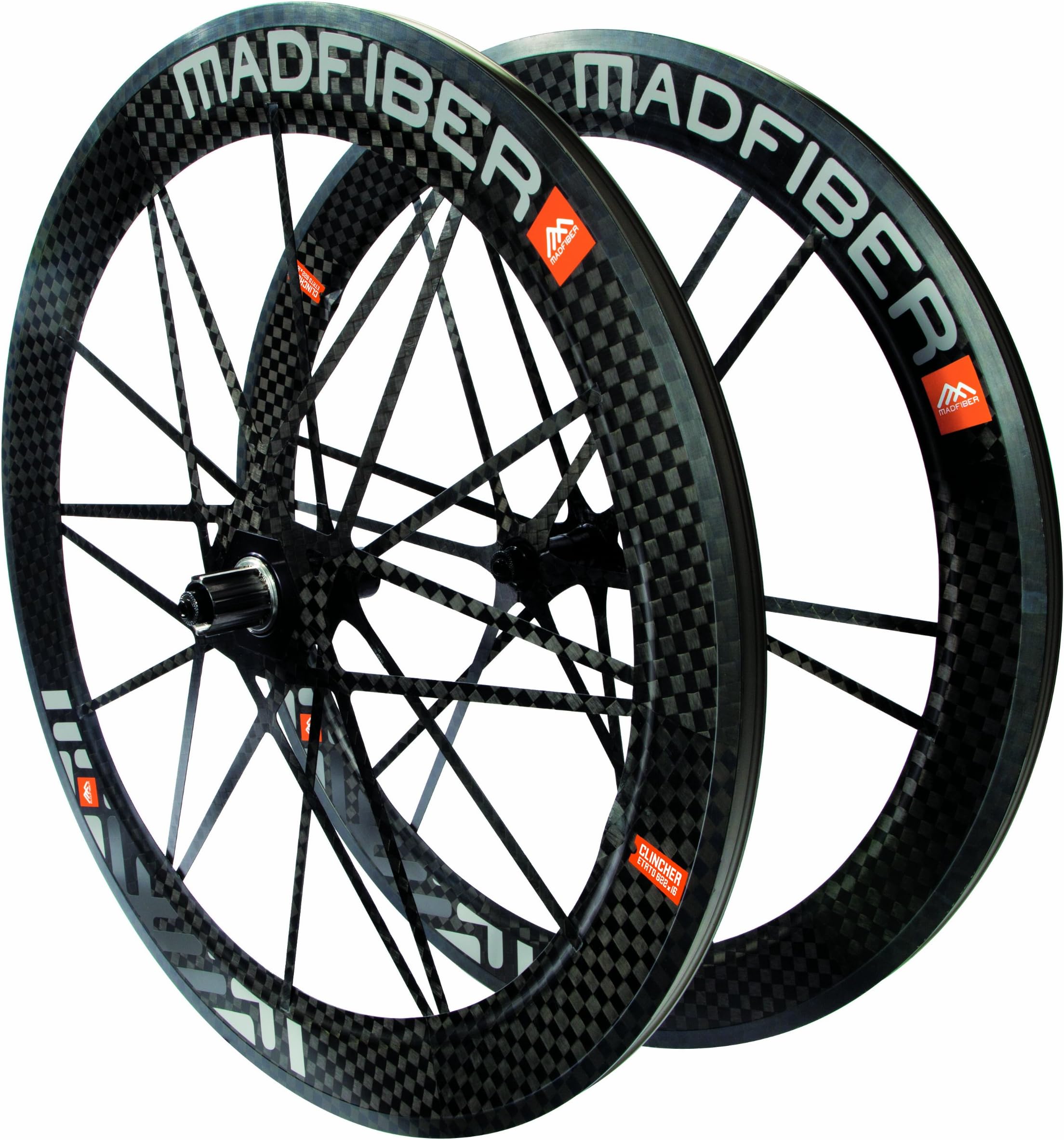 Clincher Wheelset w/ Campagnolo Freehub, Ceramic Bearings