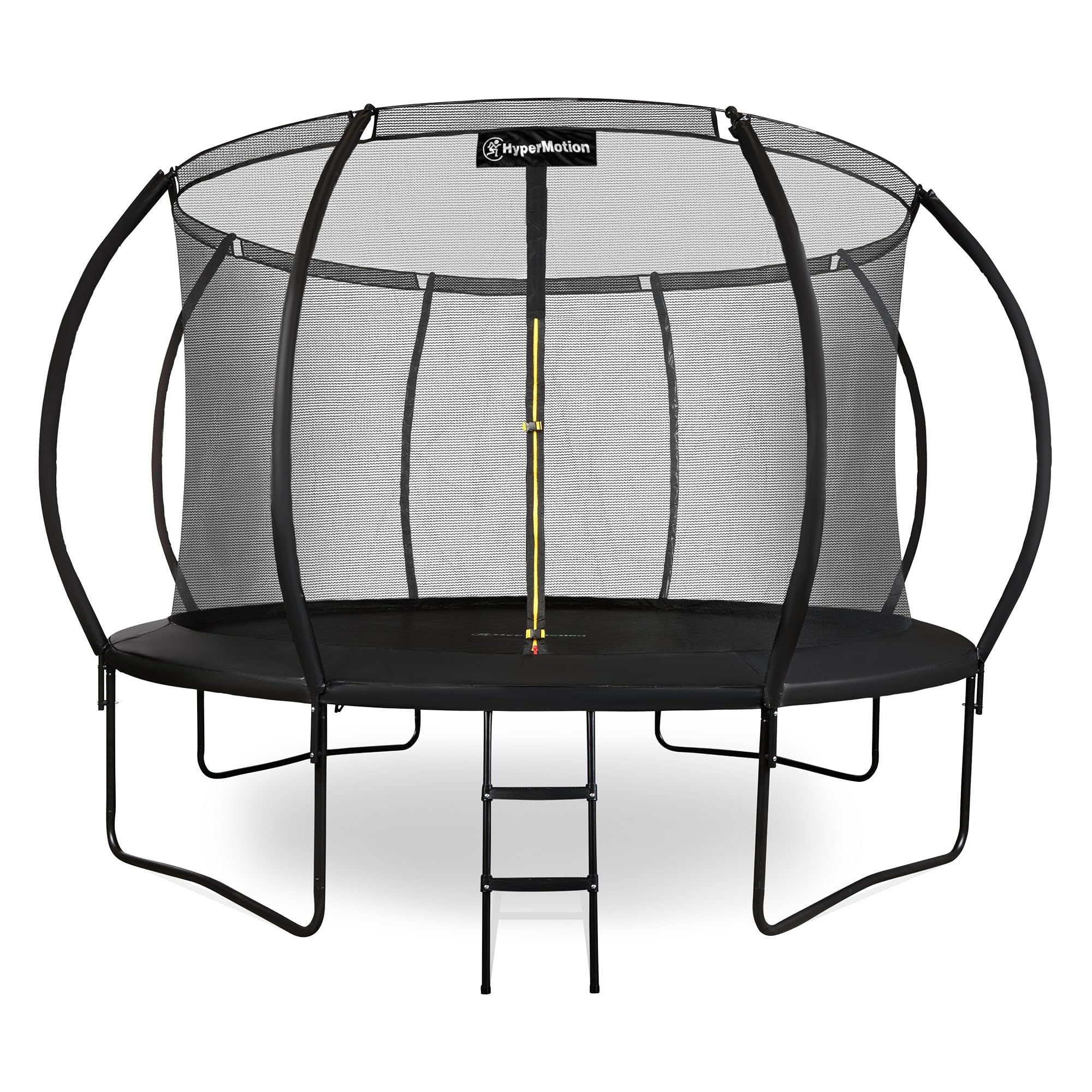 Hypermotion Trampoline Exterieur Enfant 3 Ans 244/305/366/430/487 cm Séchage Rapide et Déperlant – Excellente Élasticité de Saut – Trampoline de Jardin avec Filet de Sécurité