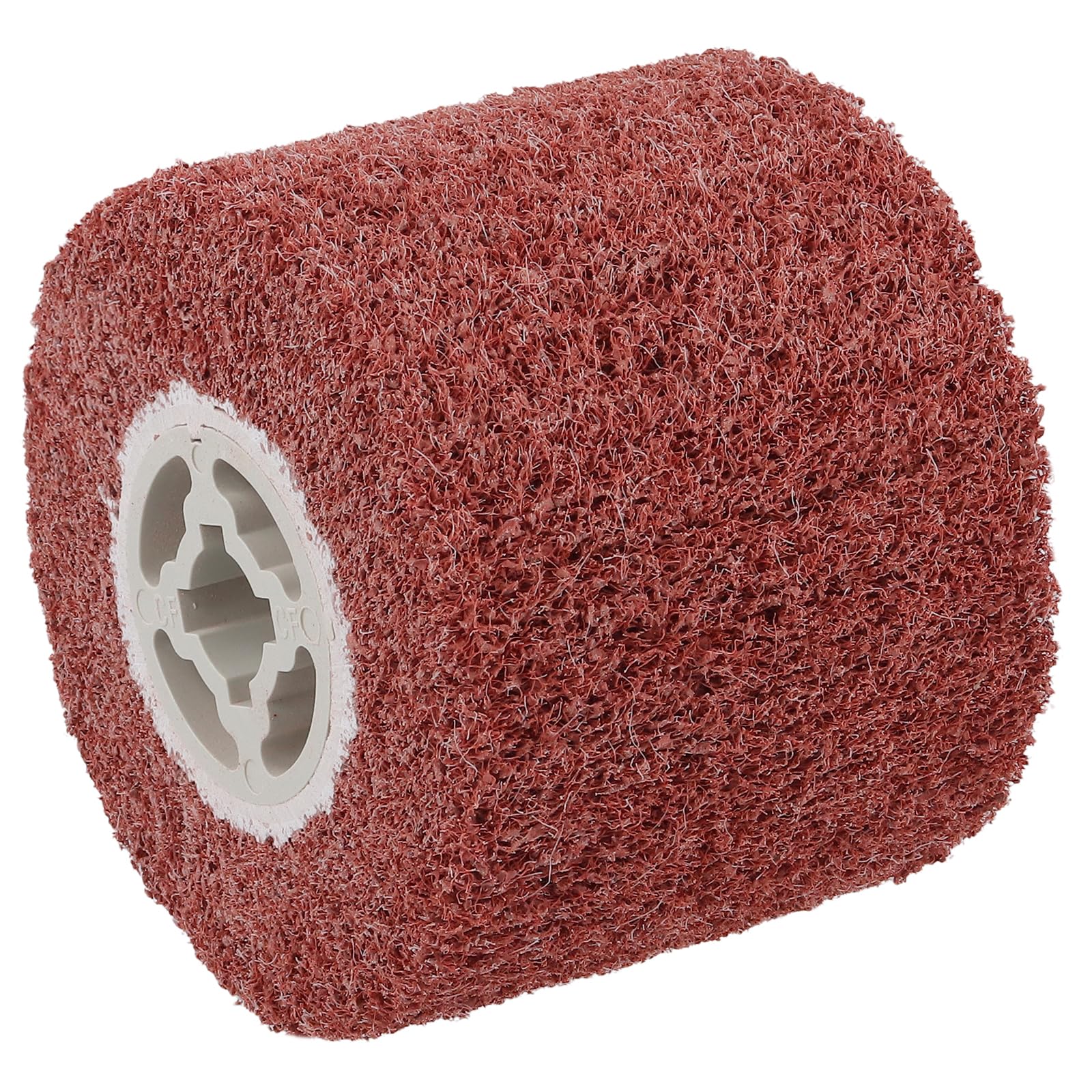 SINJEUN 2 cepillos de nailon de grano 60, cepillo de rodillos abrasivos, cepillo de lija de nailon para máquina de saturación