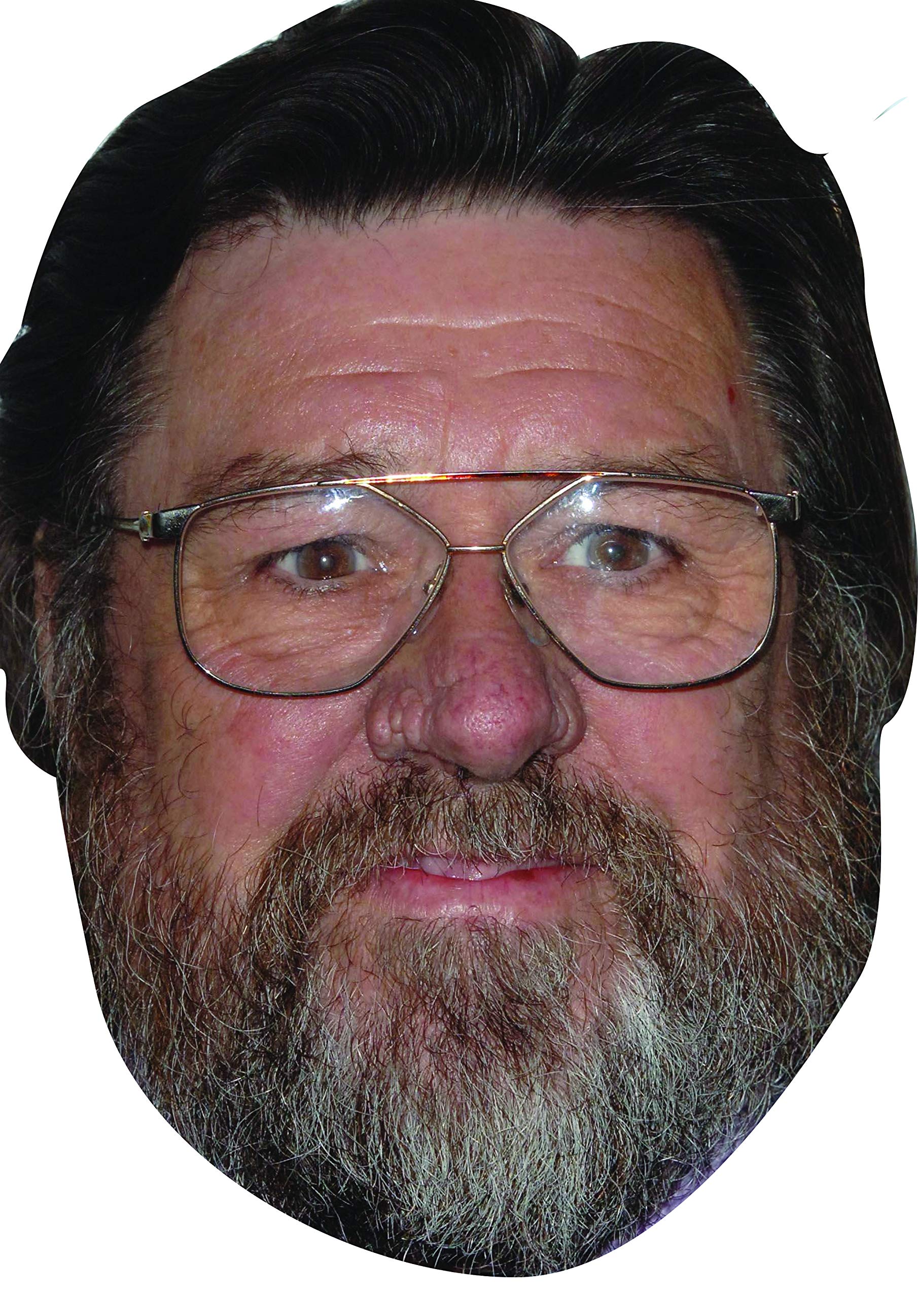 FoxyPrinting Ricky Tomlinson Celebrity Cardboard Party Face Mask Fancy Dress