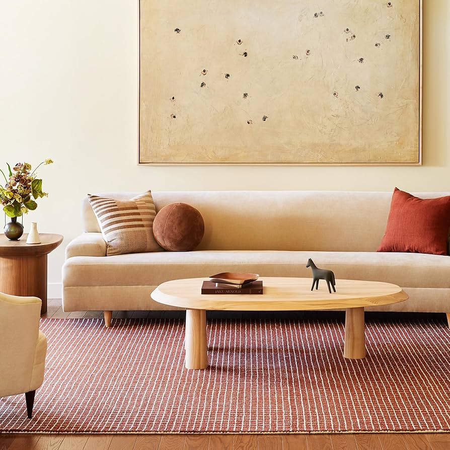 vintage USA fablic ラグ Casablanca Neutral Modern Oushak – DFW Textile Sourcing