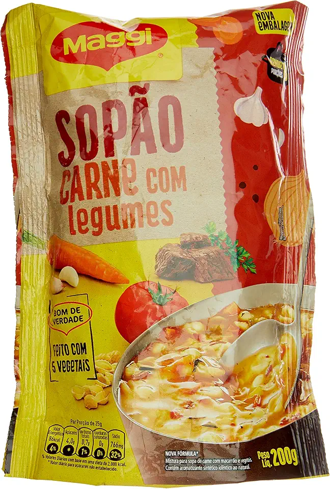 Maggi Sopão Carne Com Legumes Sachê 200 G