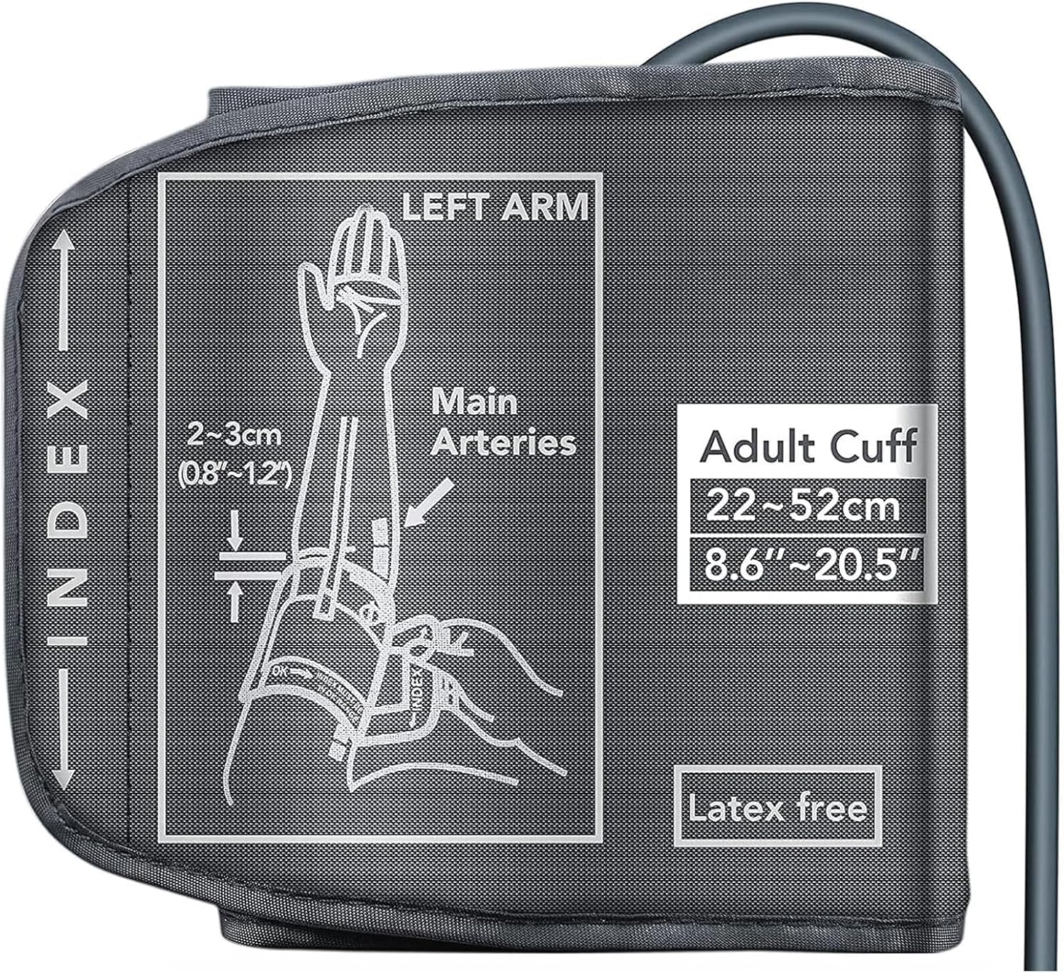 Replacement Extra Large Cuff for Omron BP Monitors 22-52CM Big Arm – Adjustable XL Blood Pressure Cuff, Includes 6 Universal Interface, Blood Pressure Monitors Large Cuff Compatible Replacement Extra Large Cuff for Omron BP Monitors 22-52CM Big Arm – Adjustable XL Blood Pressure Cuff, Includes 6 Universal Interface, Blood Pressure Monitors Large Cuff Compatible