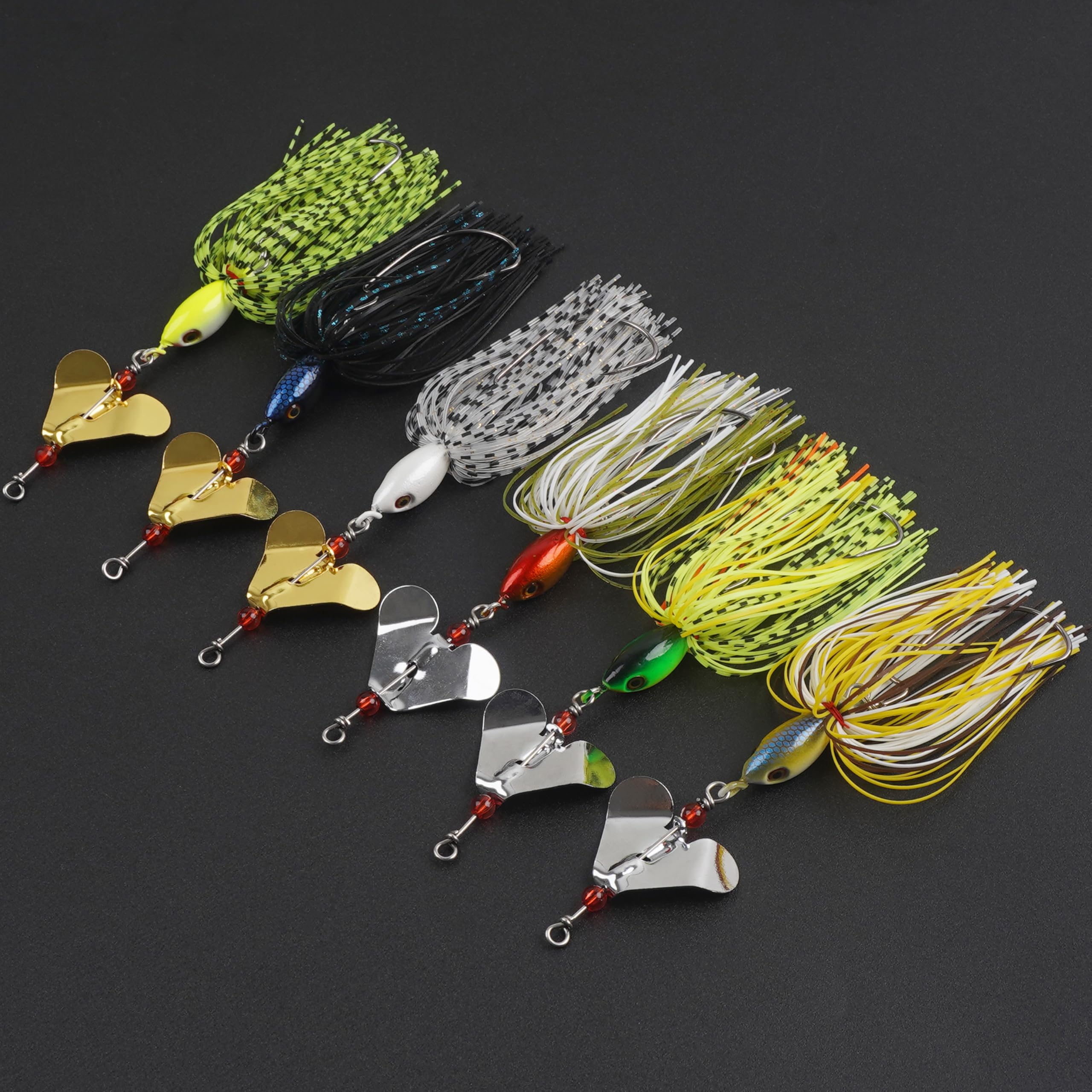 15 Pz Kit Esca Per Pesca Buzzbait Esche Per Spinnerbe Esche Per - Foto 3