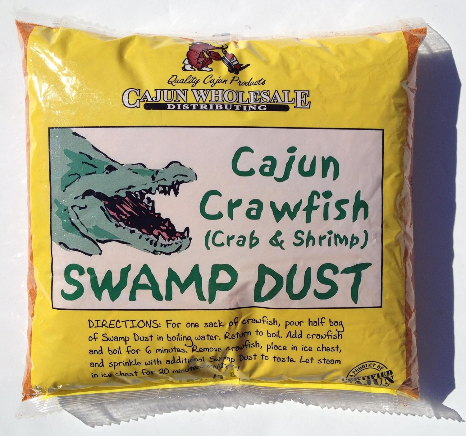Cajun Crawfish (Crab & Shrimp) Swamp Dust 4LB Set of 2