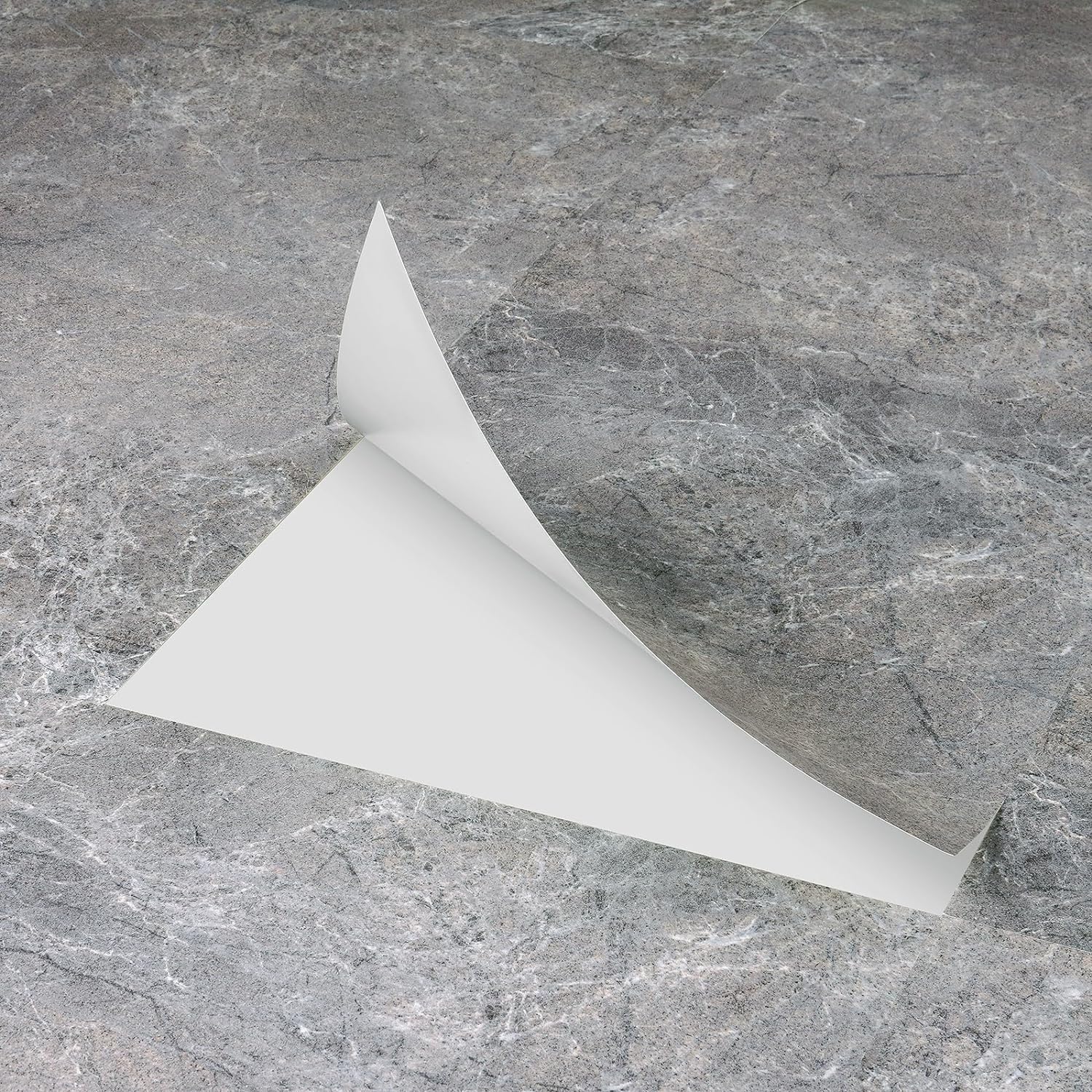 Piastrelle Adesive PVC Effetto Marmo 30x60cm - Grigio - Per Cucina, Bagno, Pavimento E Parete - Impermeabili - Foto 13