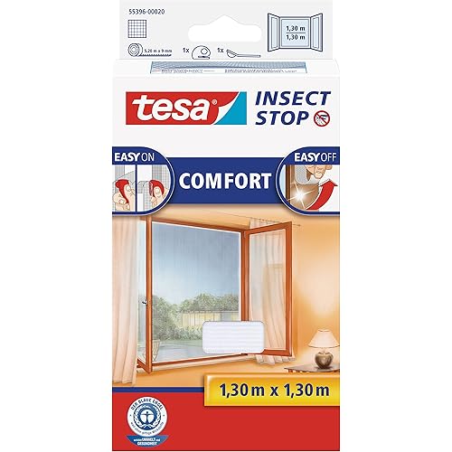 tesa UK Tesa 55396-00020-00 Tesa Fliegengitter Comfort Für Fenster Weiß