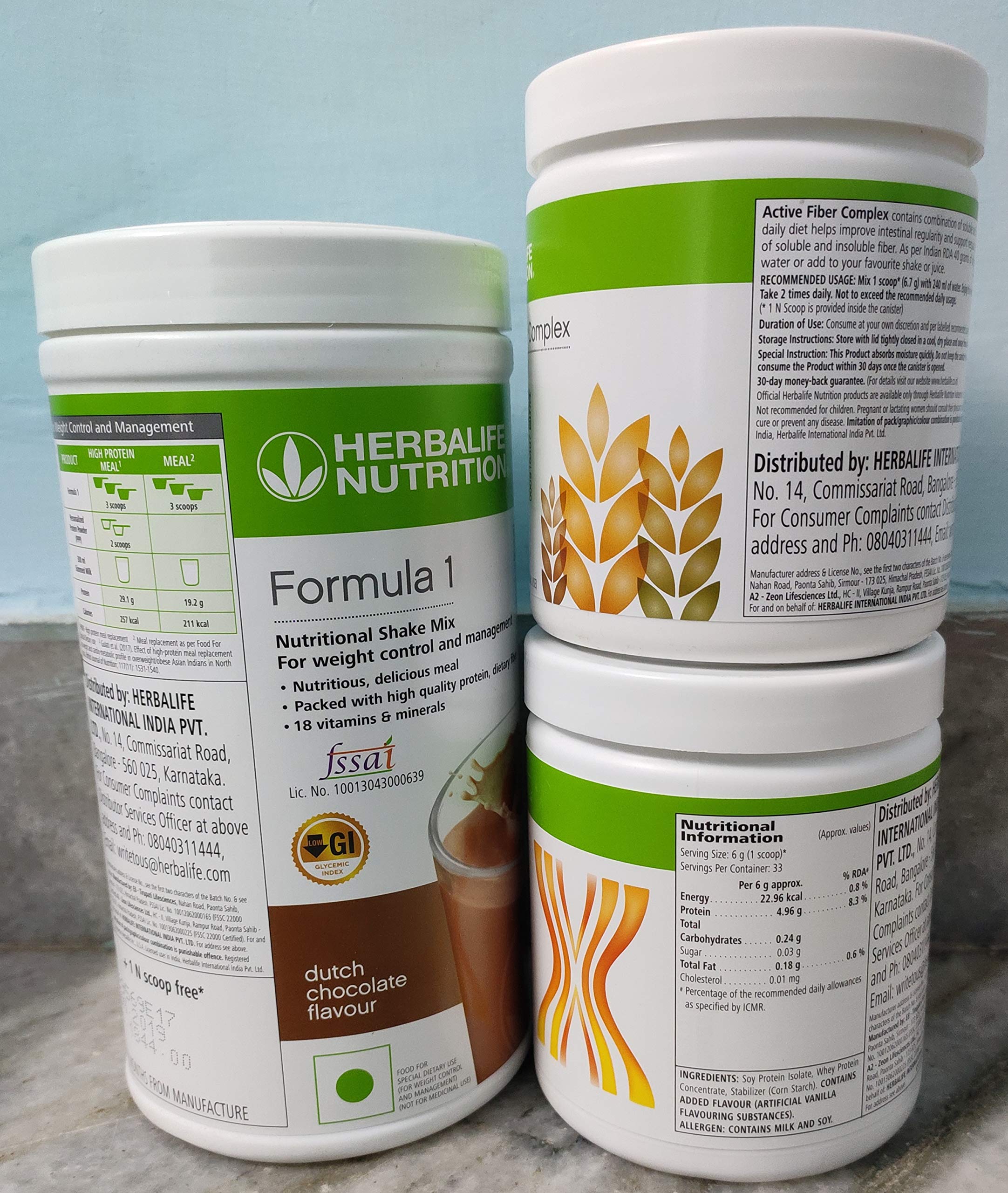Buy Herbalife Nutrition Formula 1 Chocolate Shake 3 Protein Powder (500