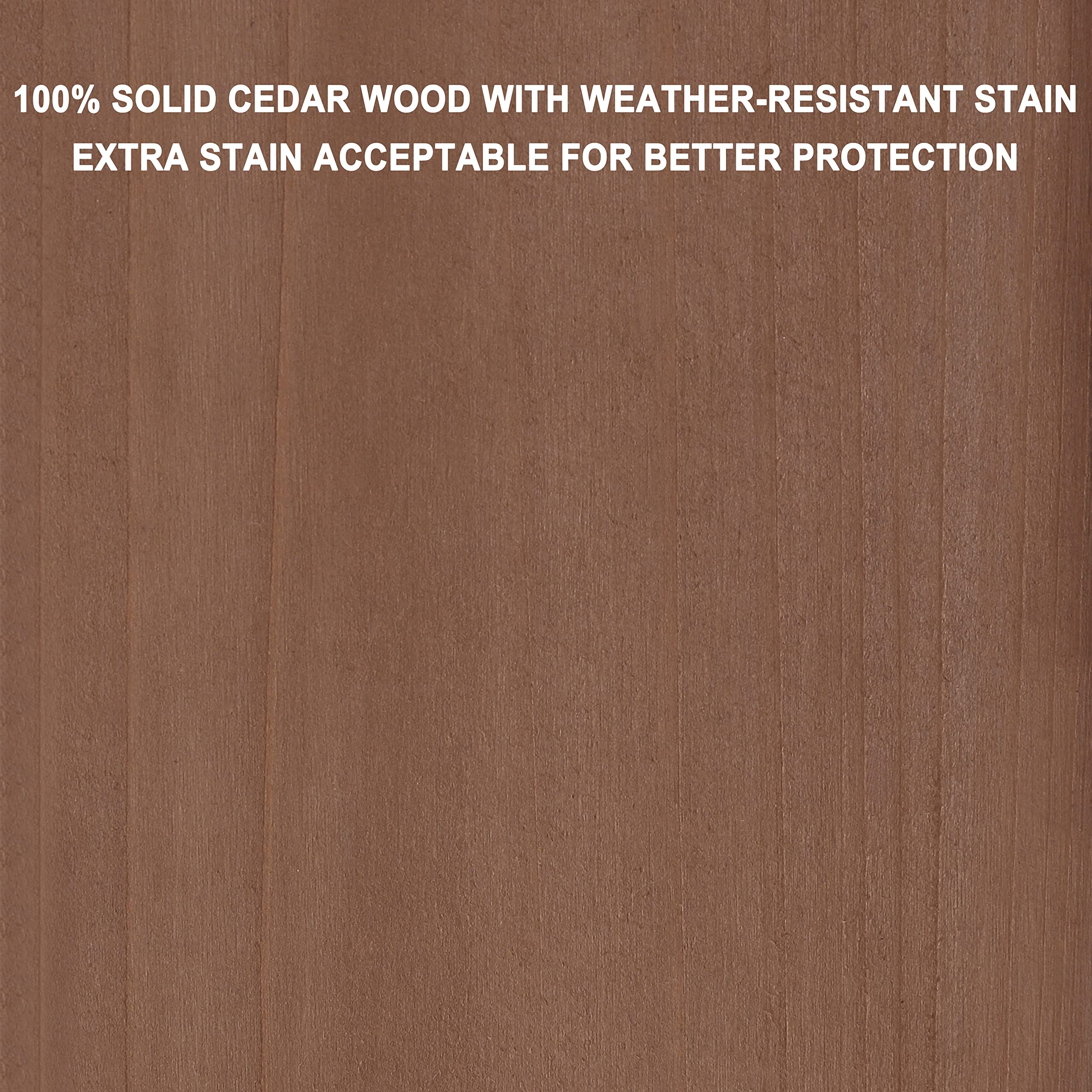 Buy MUPATER Wooden Pergola Gazebo for Patio with Arched Roof and Ground