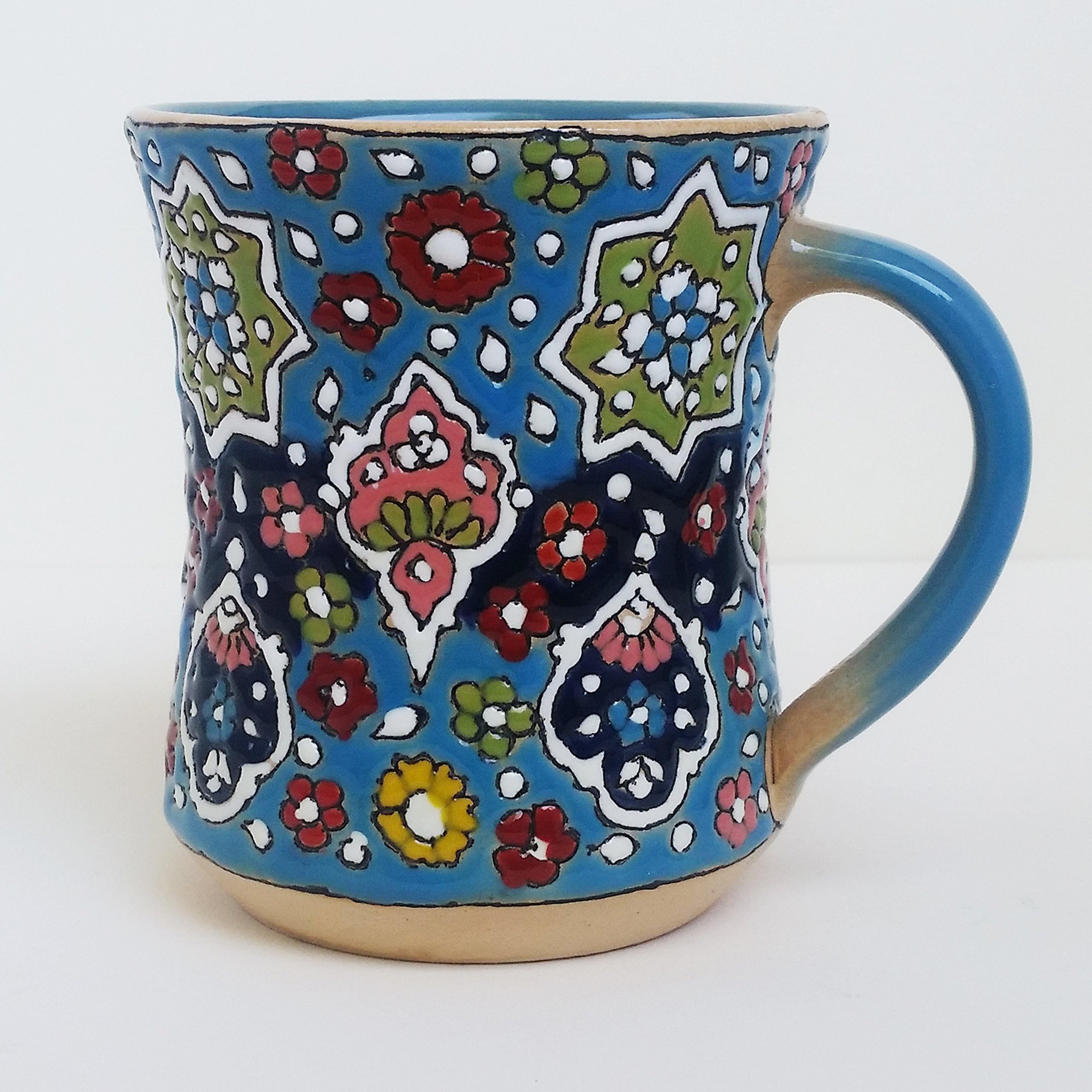 Handmade Decorative Ceramic Mug, Pottery Home Decor