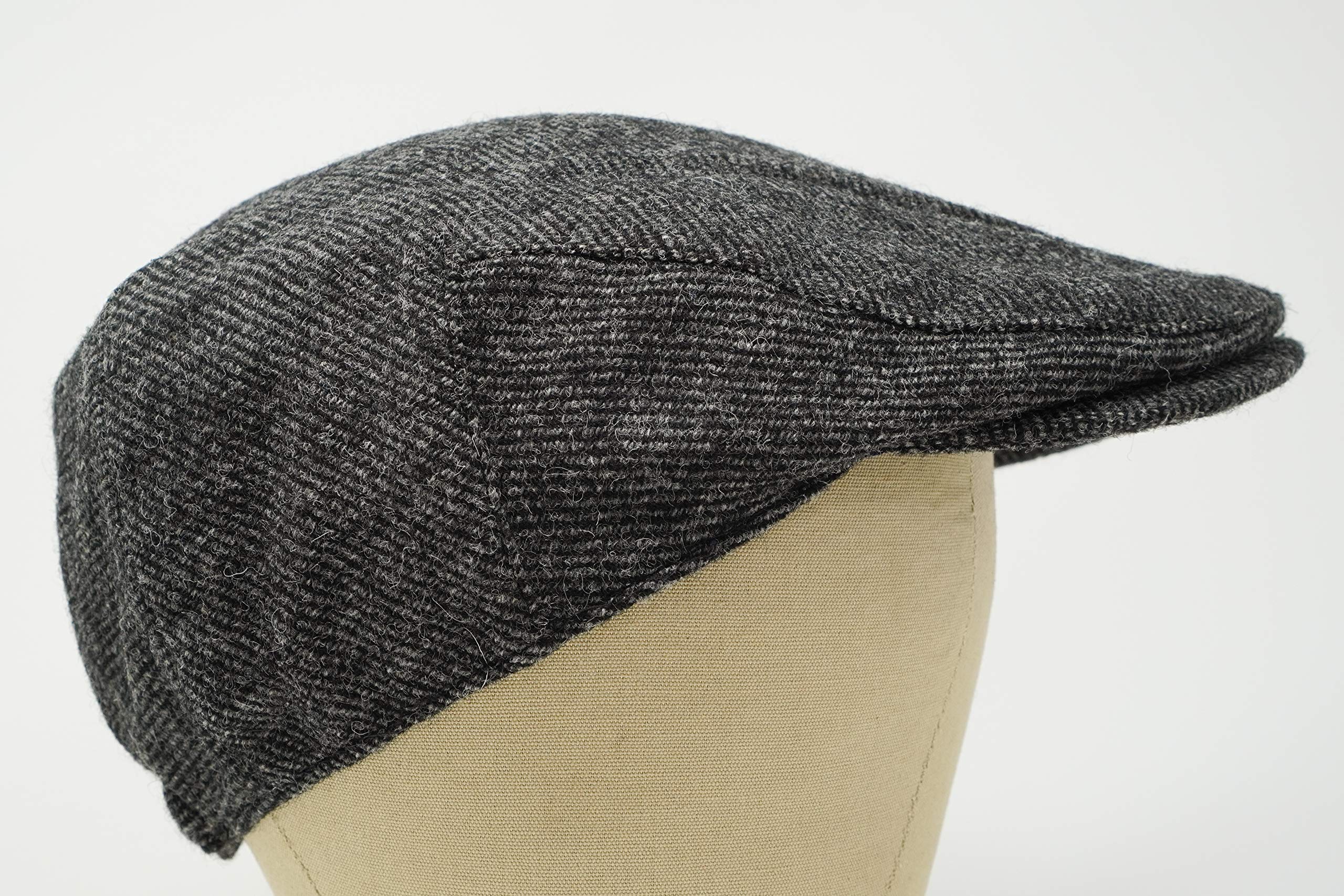 Borges & Scott Galway - Casquette Plate en Tweed Irlandais
