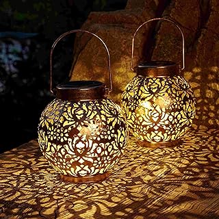 Set Solar Hanging Lanterns Set