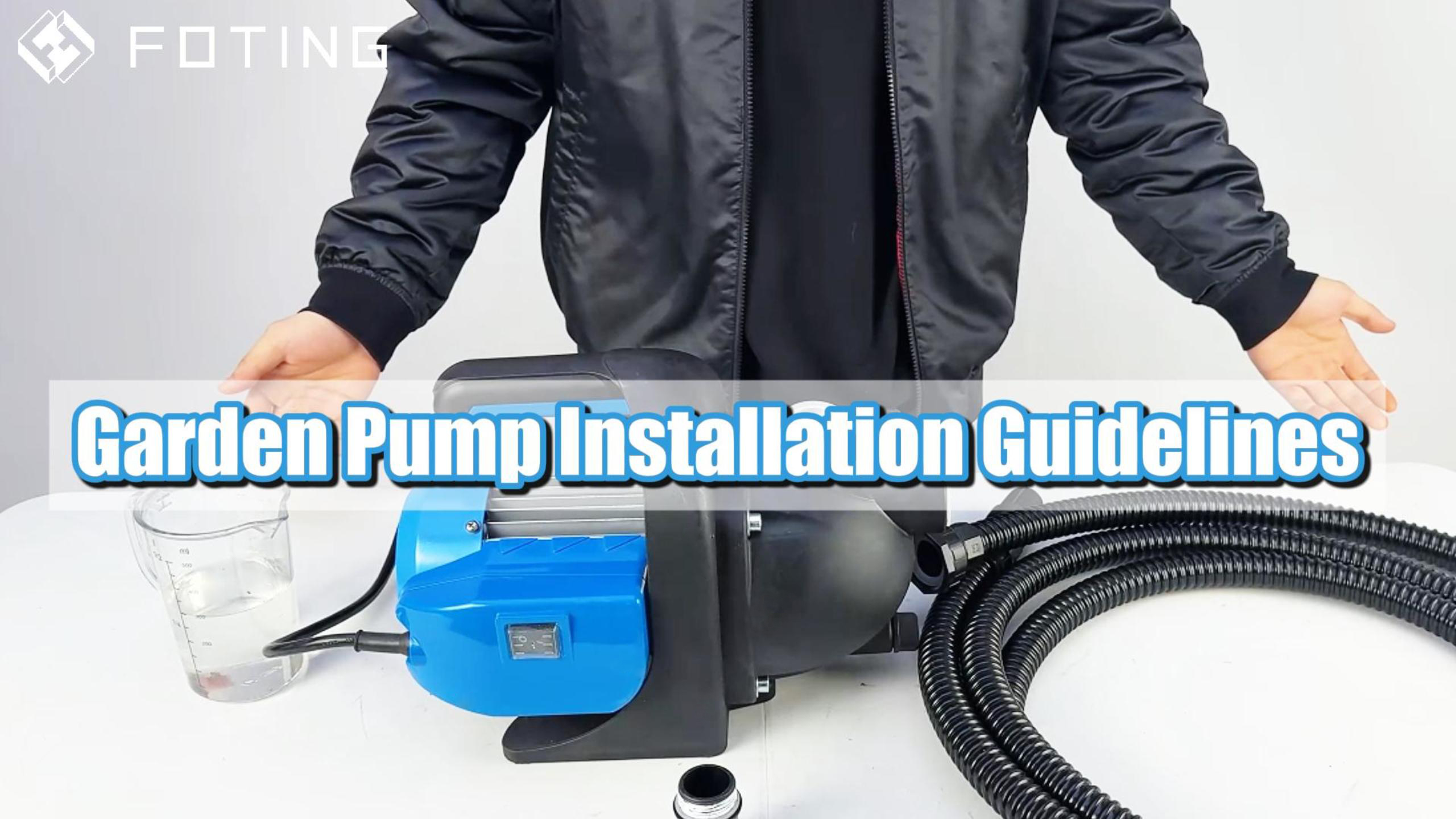1 HP Portable Shallow Well Pump, Garden Pump 865GPH, Jet Pump