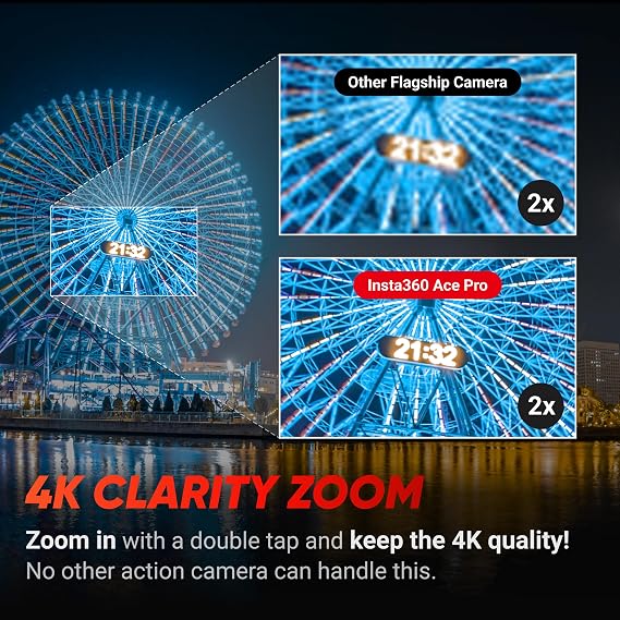 Insta360 Ace Pro Xplorer Bundle Slate Grey - Waterproof Action Camera Co-engineered with Leica, Flagship 1/1.3 Sensor and AI Noise Reduction for Unbeatable Image Quality, 4K120fps, 2.4 Flip Screen