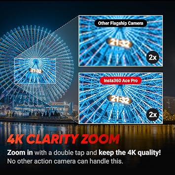 Insta360 Ace Pro Xplorer Bundle Slate Grey - Waterproof Action Camera Co-engineered with Leica, Flagship 1/1.3 Sensor and AI Noise Reduction for Unbeatable Image Quality, 4K120fps, 2.4 Flip Screen