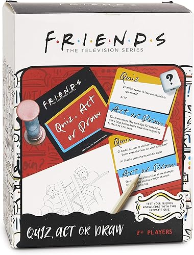 Miniatura 7 de Paladone Friends TV Show Quiz Act or Draw Game - Producto oficial de Friends (AMZ7270FR)