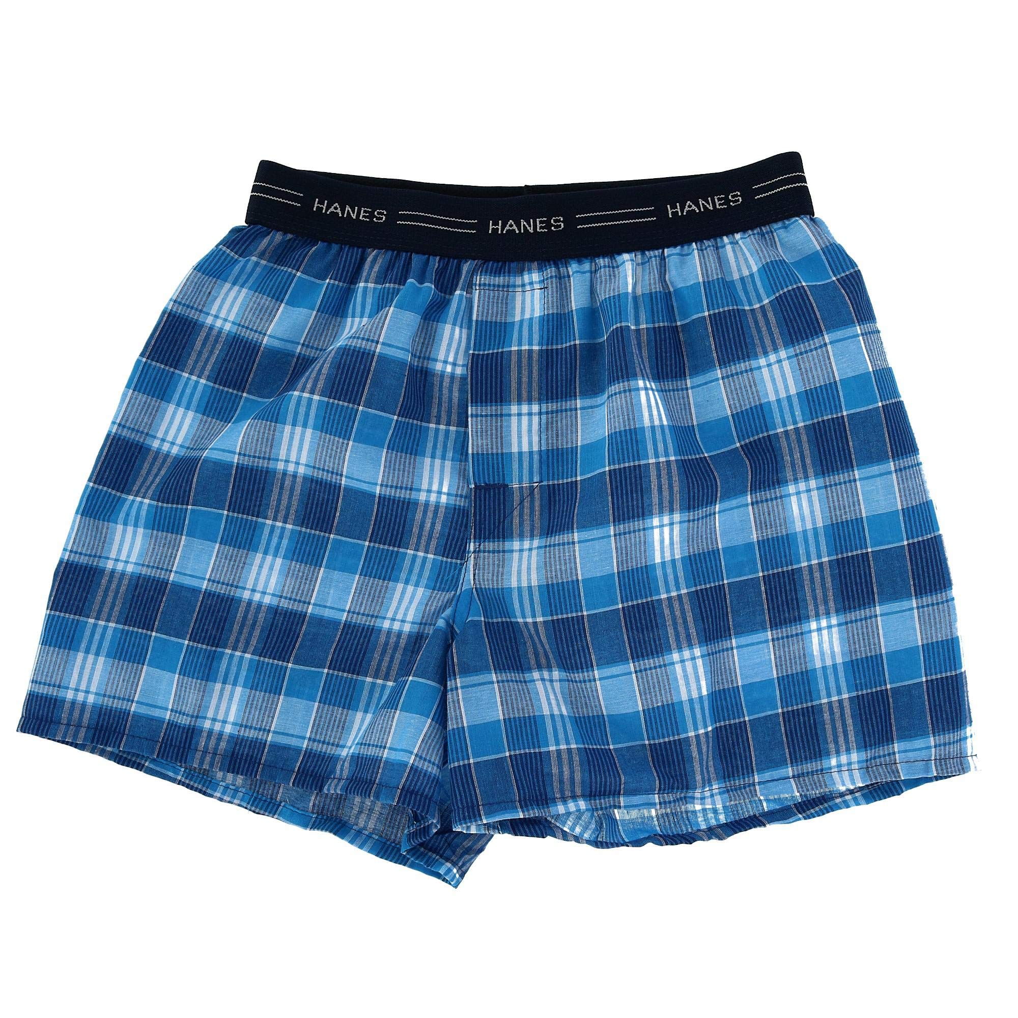 Hanes Boys Red Label Tartan Boxer (B841W5)
