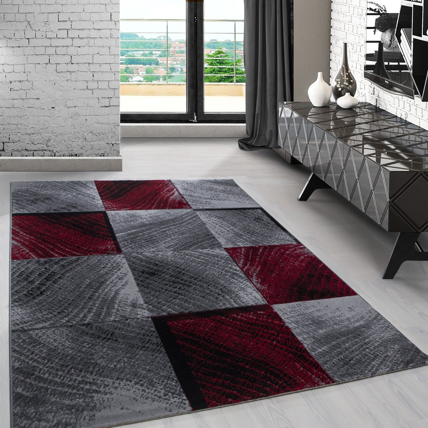 Carpetsale24 Teppich Kurzflor Einfarbig in vielen Größen Moderner Teppich für Wohnzimmer Schlafzimmer Flur Küche Esszimmer Kinderzimmer Pflegeleicht Weich