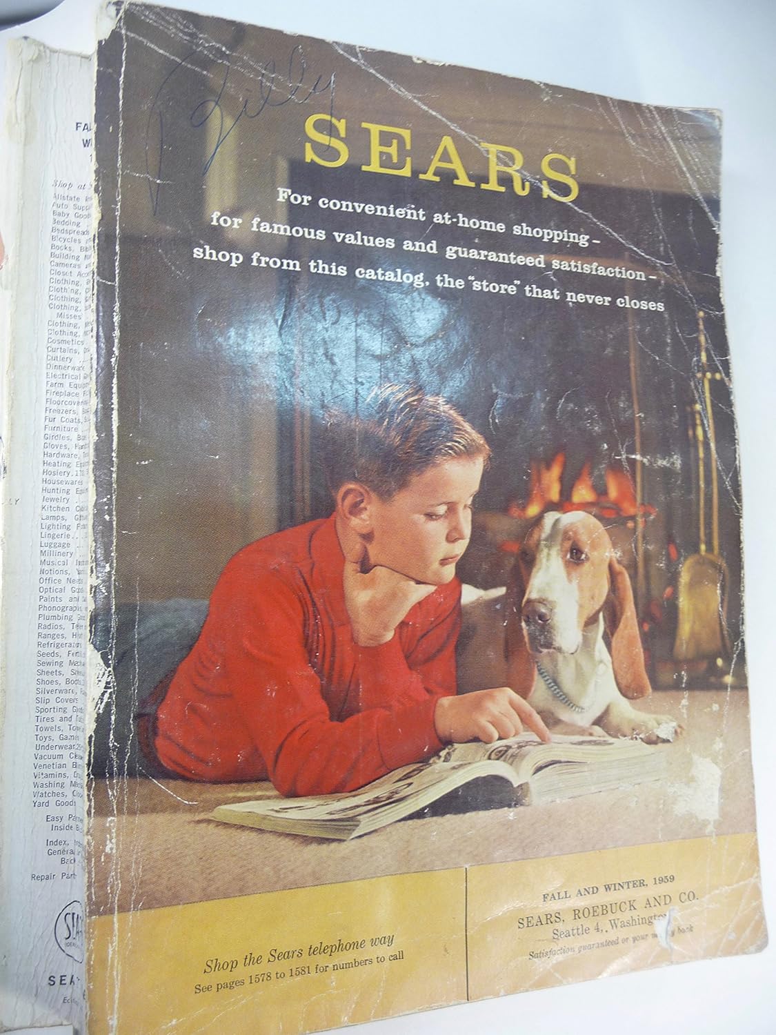 SEARS, ROEBUCK AND CO. CATALOGUE FALL AND WINTER 1959 (sears roebuck