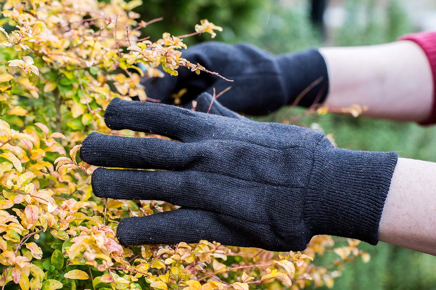 New Deal G & F Products 4408-25 Heavy Weight 9oz Cotton Brown Jersey Work Gloves, Large, 25-Dozen, Large 300 Pairs , Black