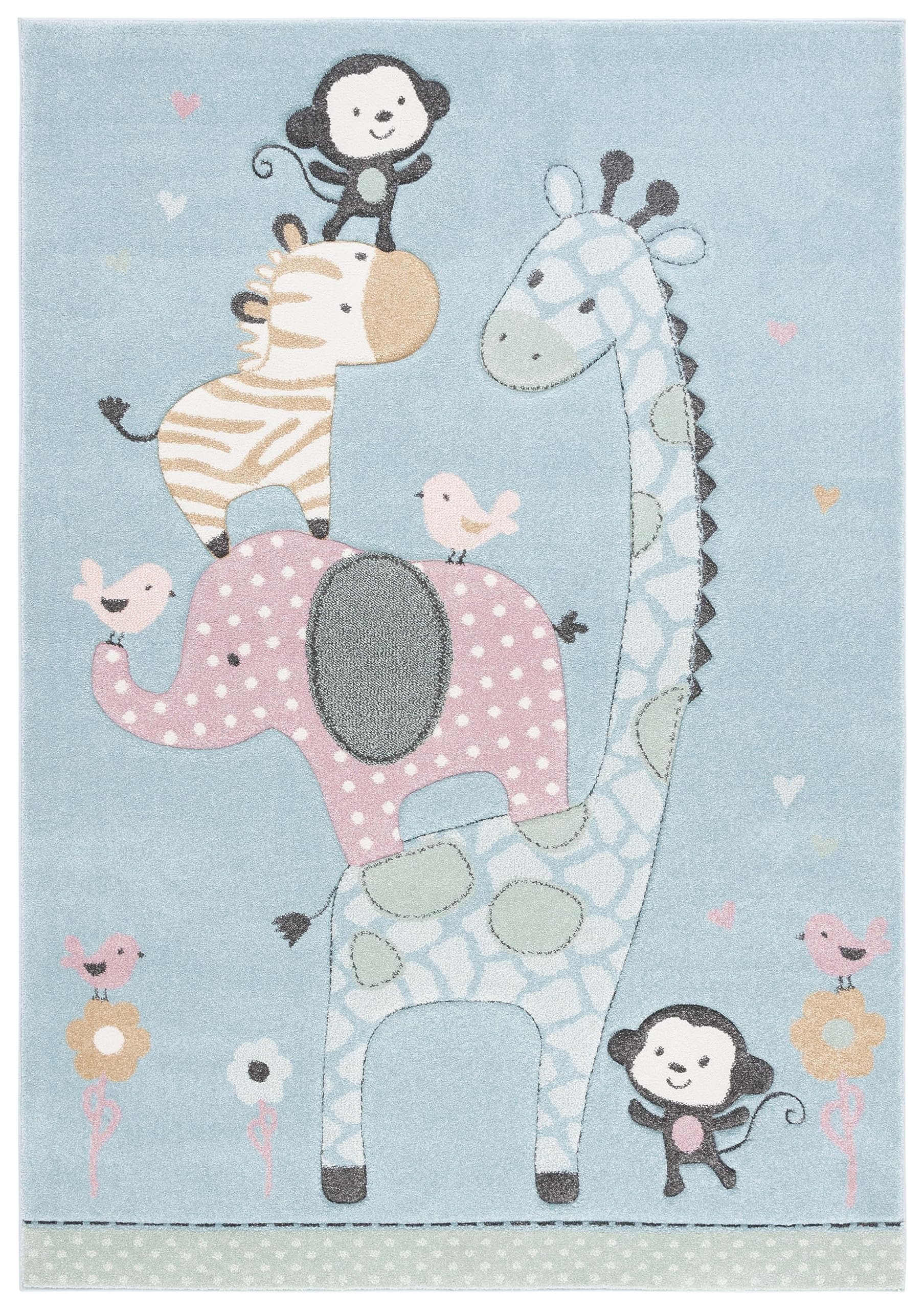 SAFAVIEH Carousel Kids 100 Collection Area Rug — 3'3' x 5'3'
