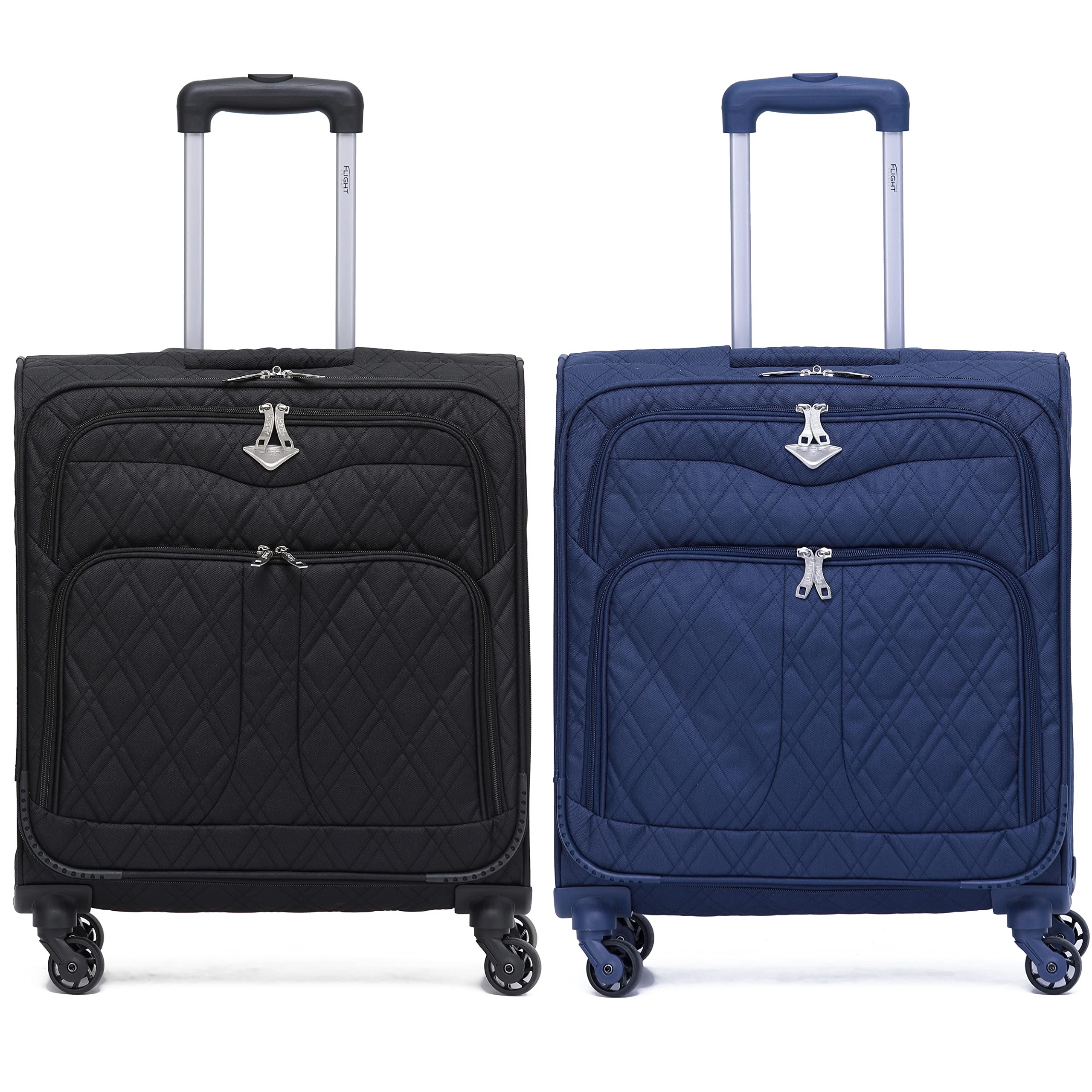 Flight Knight Lightweight 4 Wheel 800D Soft Case Suitcases Anti Crack Cabin & Hold Luggage Options Approved for Over 100 Airlines Including easyJet, BA & Many More! — view 27