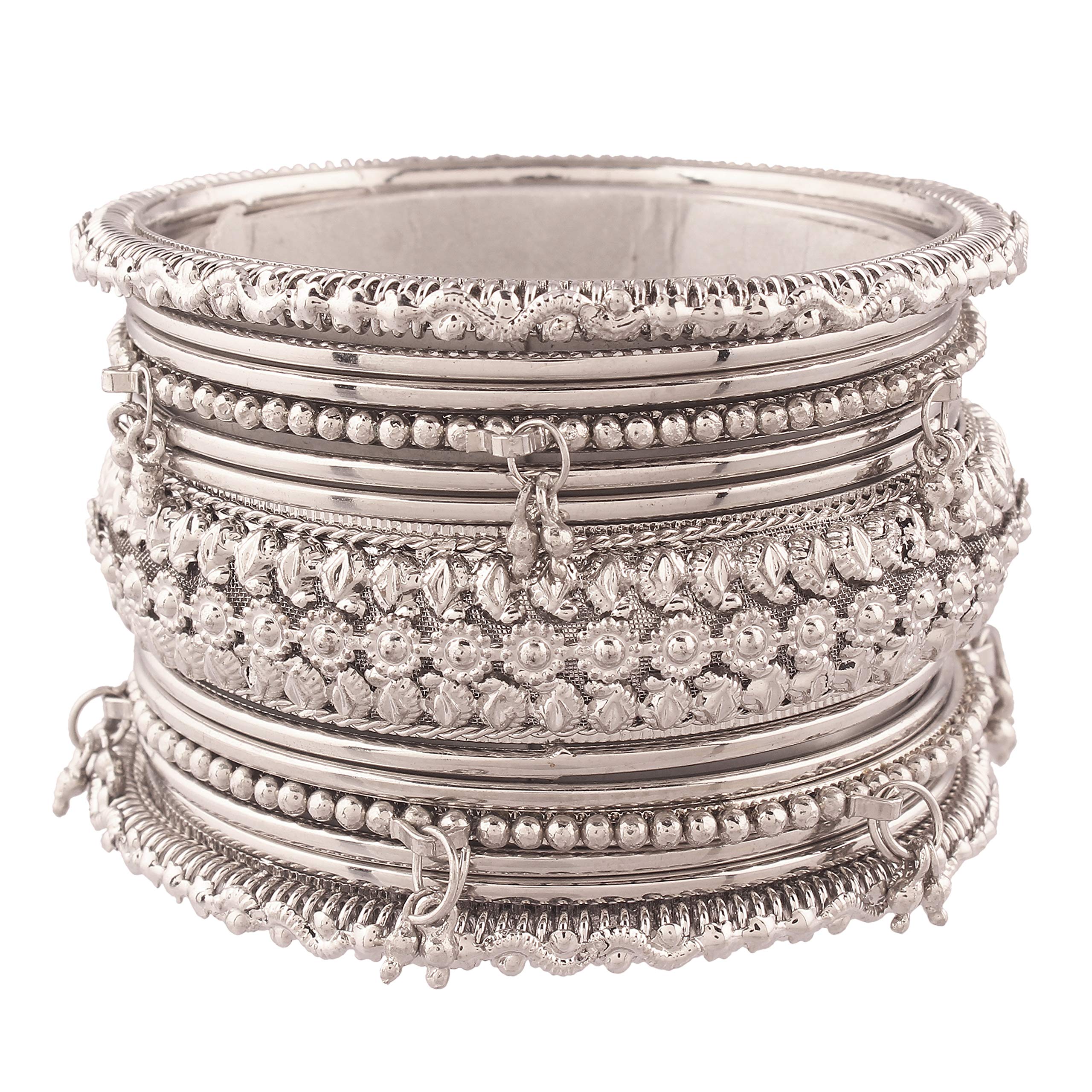 See full amazon price history chart for I Jewels Navratri Ethnic Traditional Silver Plated Oxidized Bangles Set Jewellery for Women/Girls (ADB153b) I Jewels Navratri Ethnic Traditional Silver Plated Oxidized Bangles Set Jewellery for Women/Girls (ADB153b) (B07CY1G9XD) Amazon Price History, Amazon Price Tracker