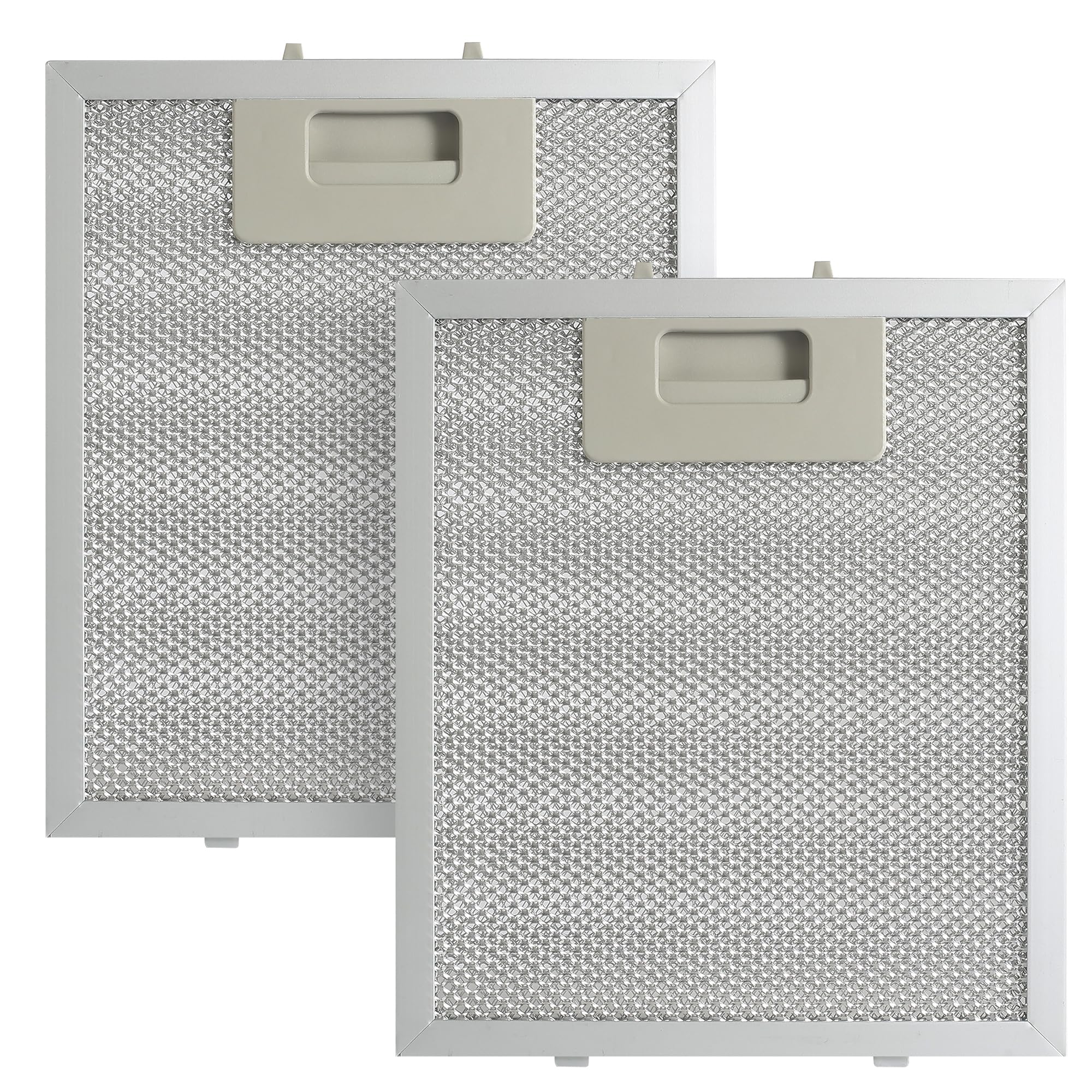 Filtro de grasa de campana extractora de 5 capas de 8.75 x 7.5 pulgadas, W10915369, W10727013, filtro de ventilación de grasa de malla de aluminio es compatible con Whirlpool, Jenn Air y utensilios de