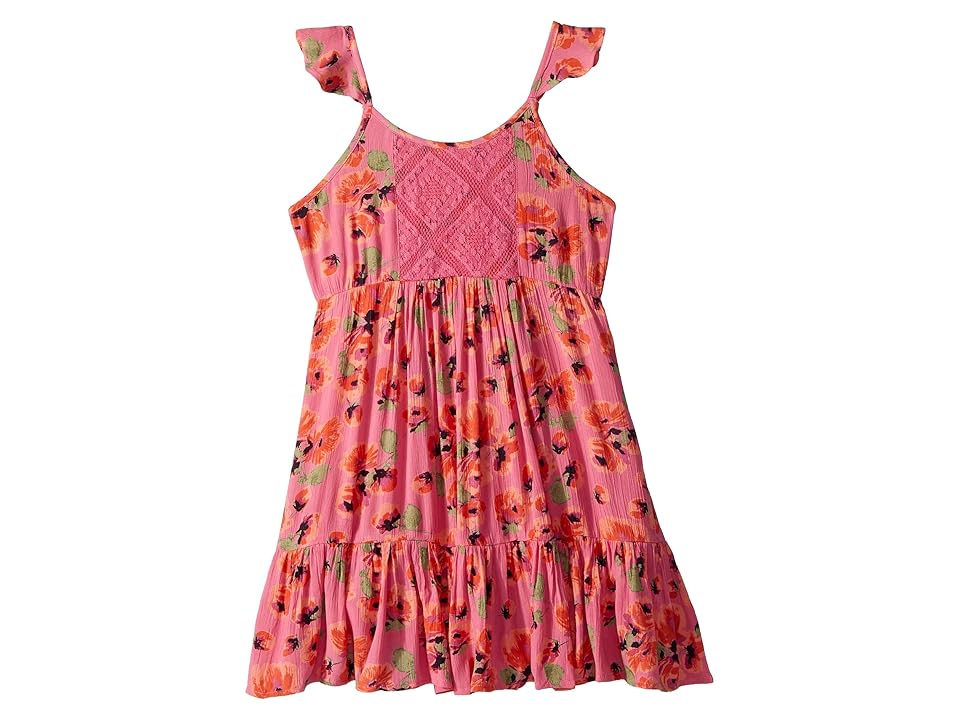 

Billabong Kids Sundazer Dress (Little Kids/Big Kids) (Tahiti Pink) Girl's Dress
