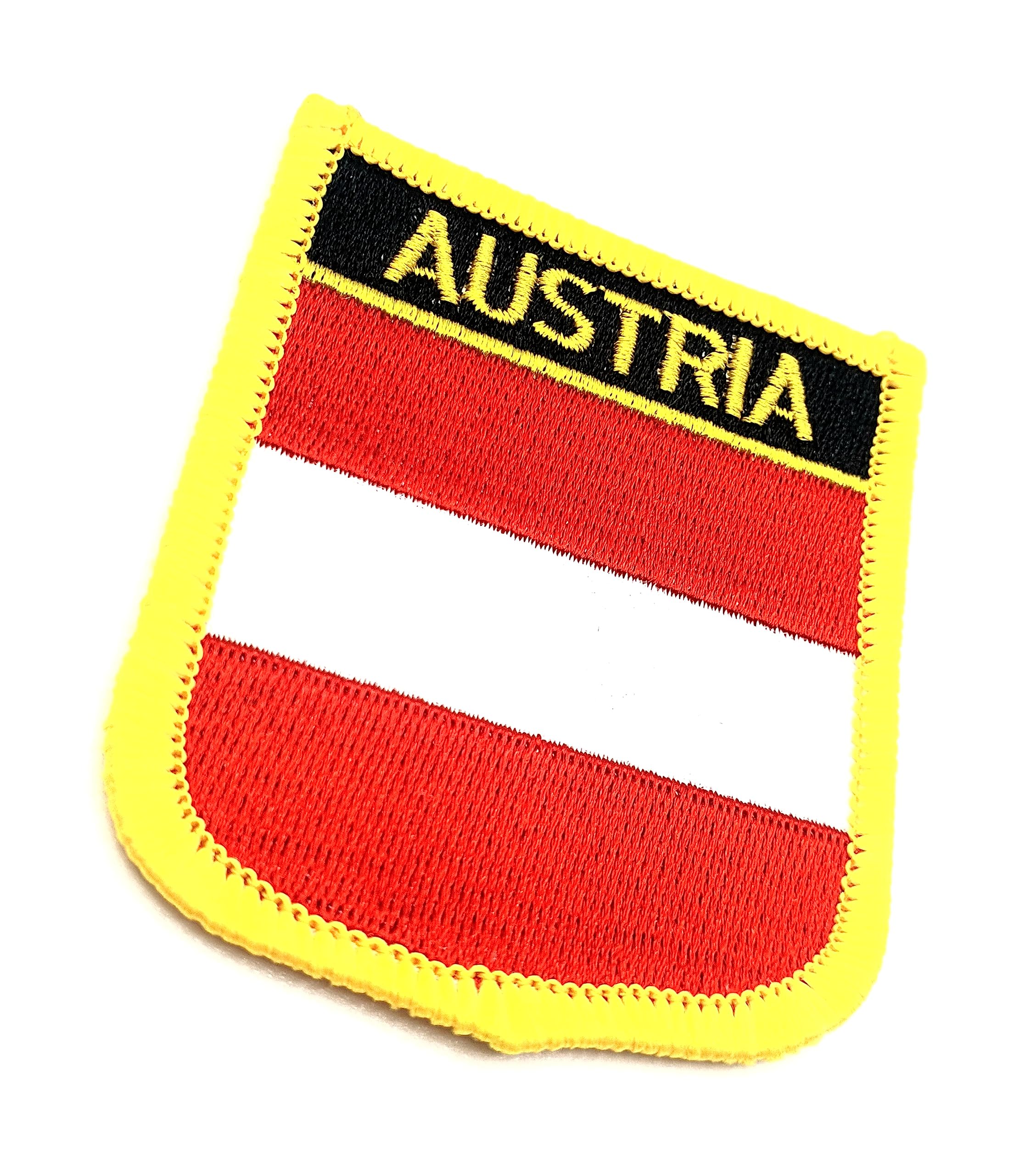 Écusson Brodé Drapeau De L'Autriche à Thermocoller Ou à Coudre