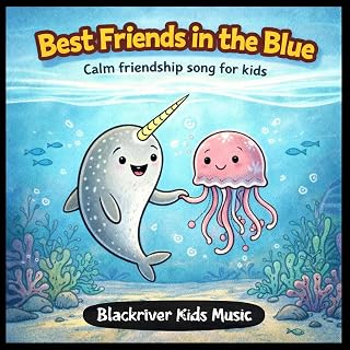 Friendship Song for Kids | Best Friends in the Blue (Calm Ocean Kids Song)
