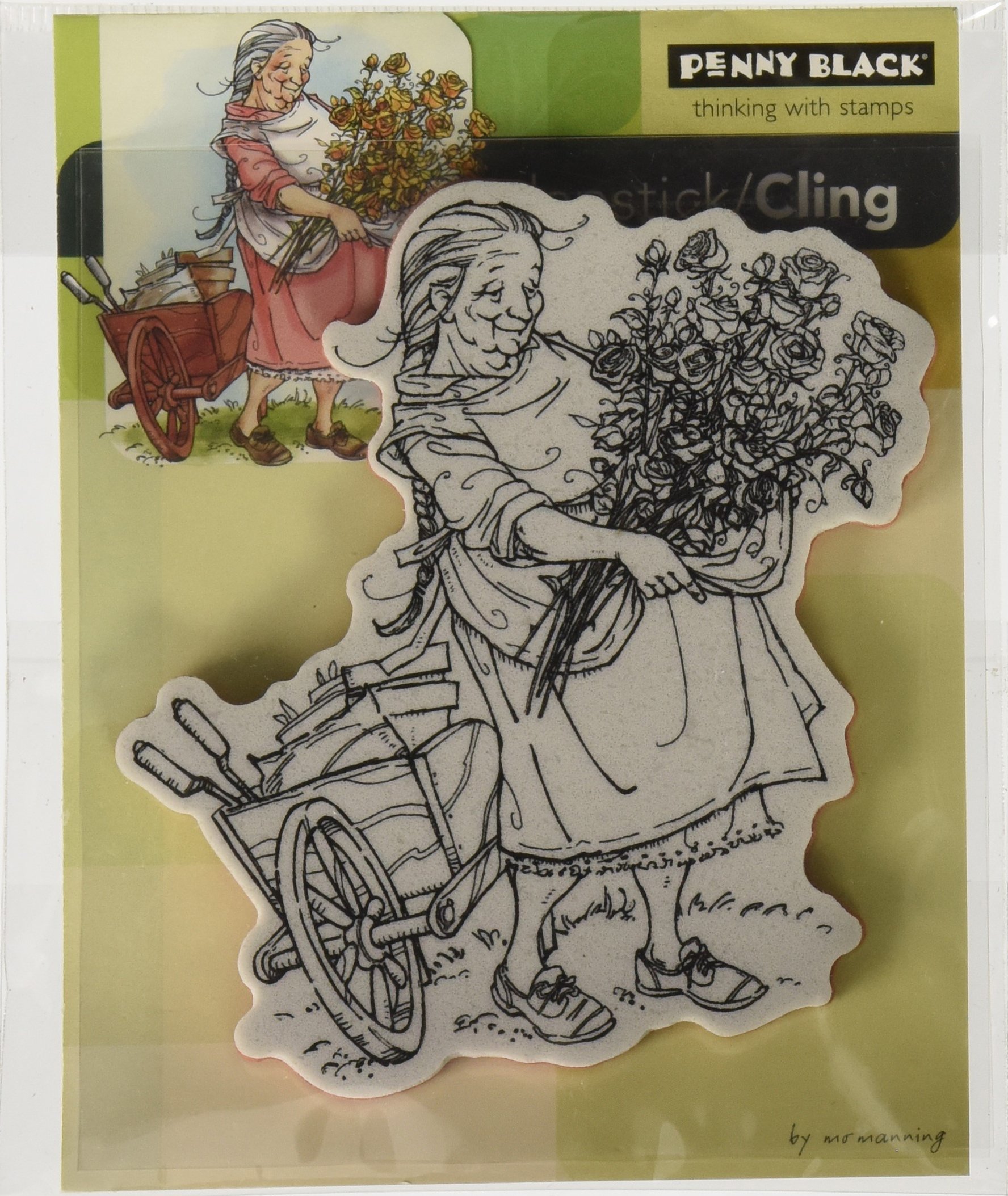 Penny Black Mummu's Roses Slapstick/Cling Stamp