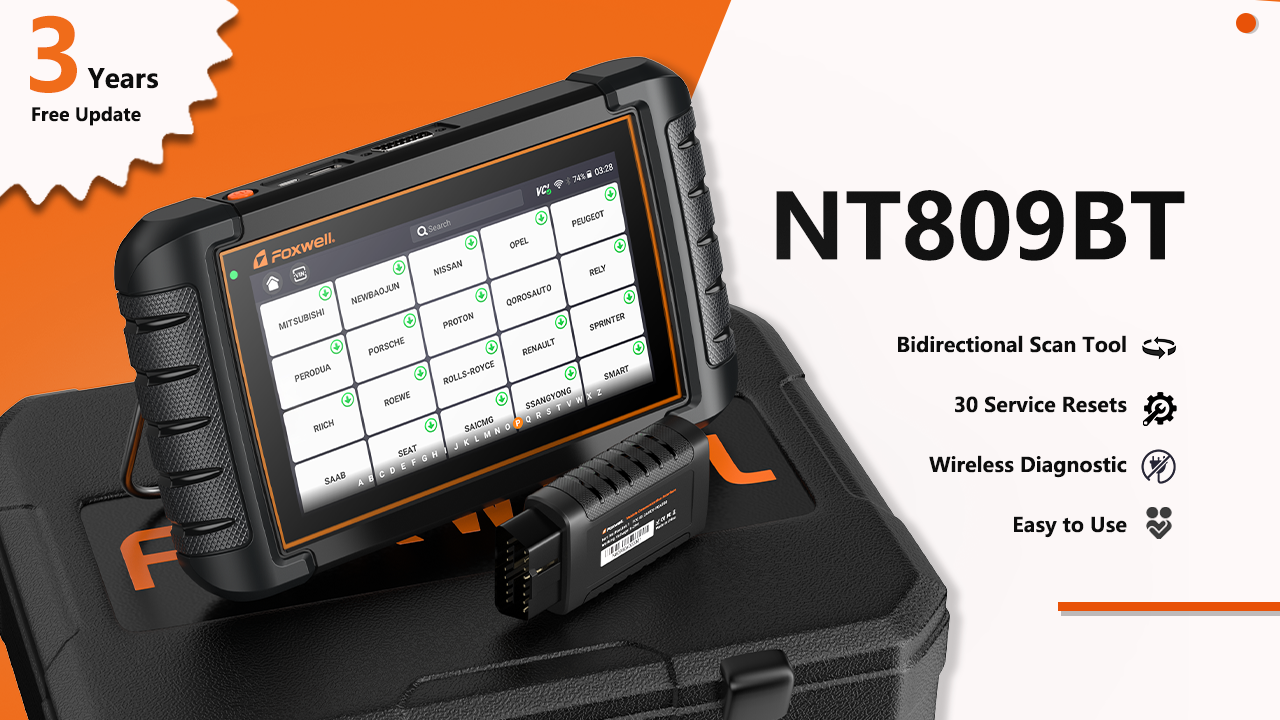 Amazon.com: 2026 FOXWELL Scanner NT809BT OBD2 Scanner Diagnostic