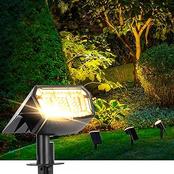 Amazon.co.jp : ソーラーライト 屋外 スポットライト ソーラー充電 光