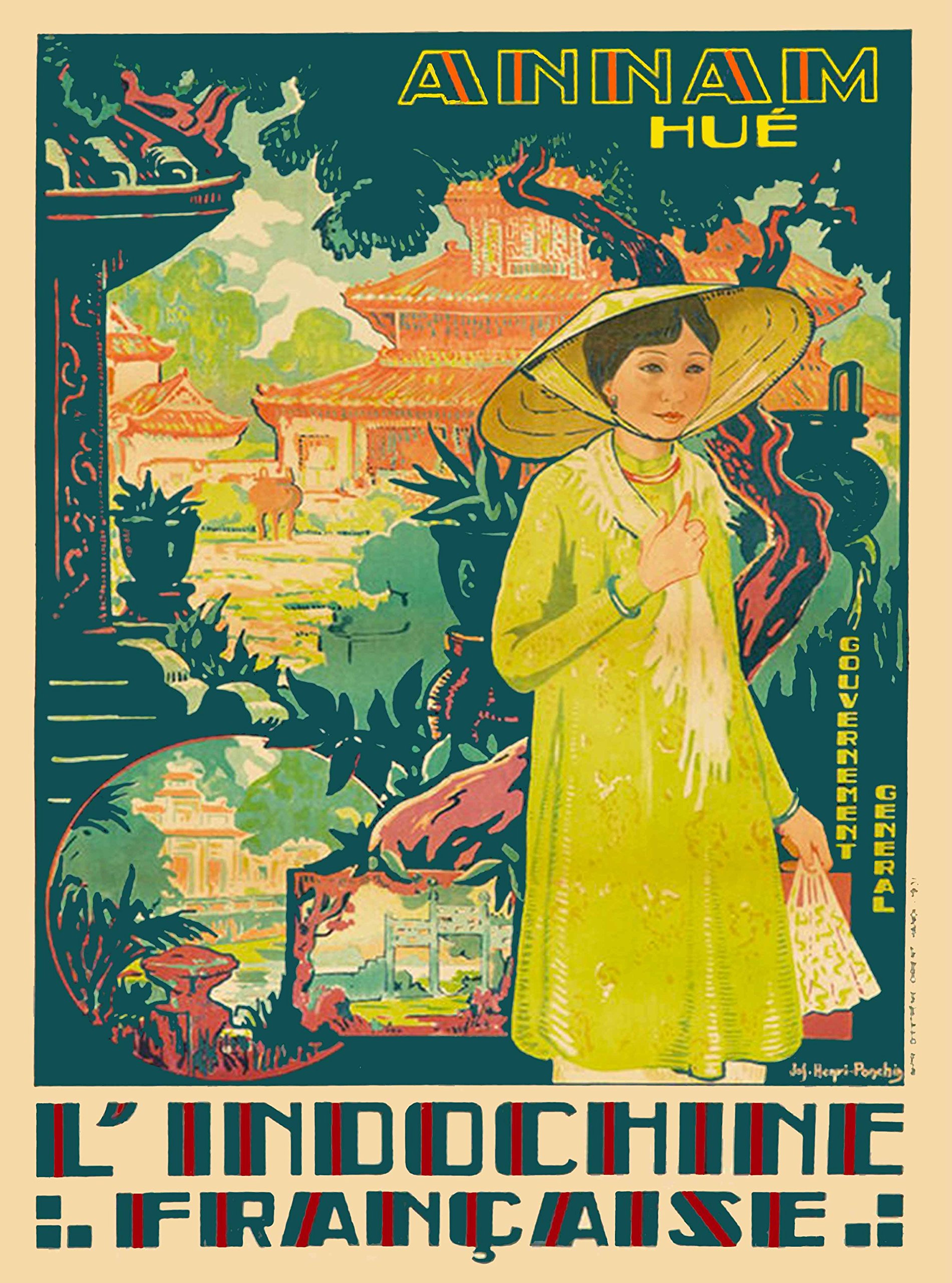 Amazon.co.jp: ベトナムAnnam色相' L ' Indochine Francaiseベトナム語