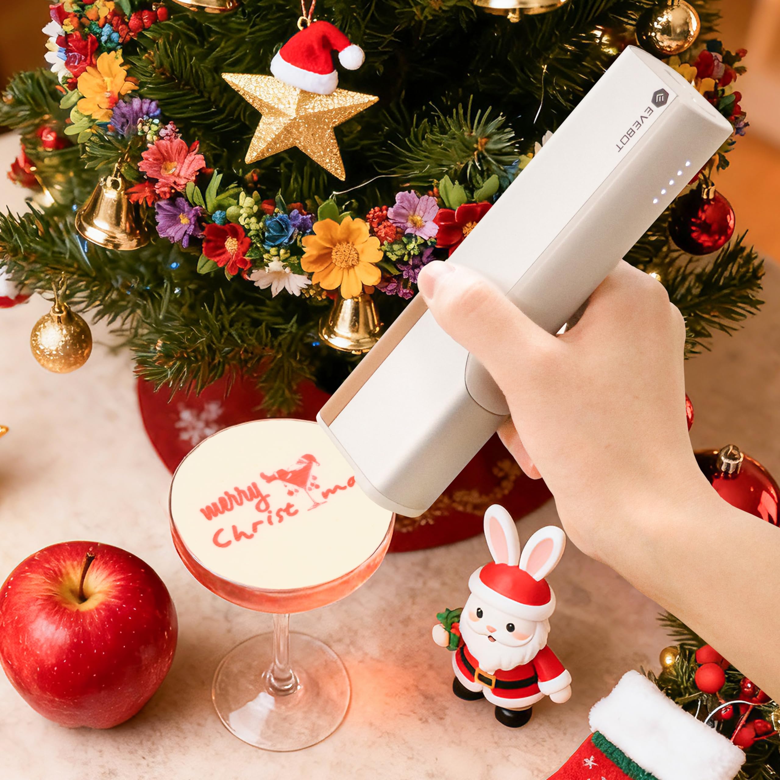 EVEBOT フードプリンター ハンドヘルドプリントペン PrintPen新品 Amazon.com: EVEBOT Handheld Food PrintPen Portable Mini Coffee