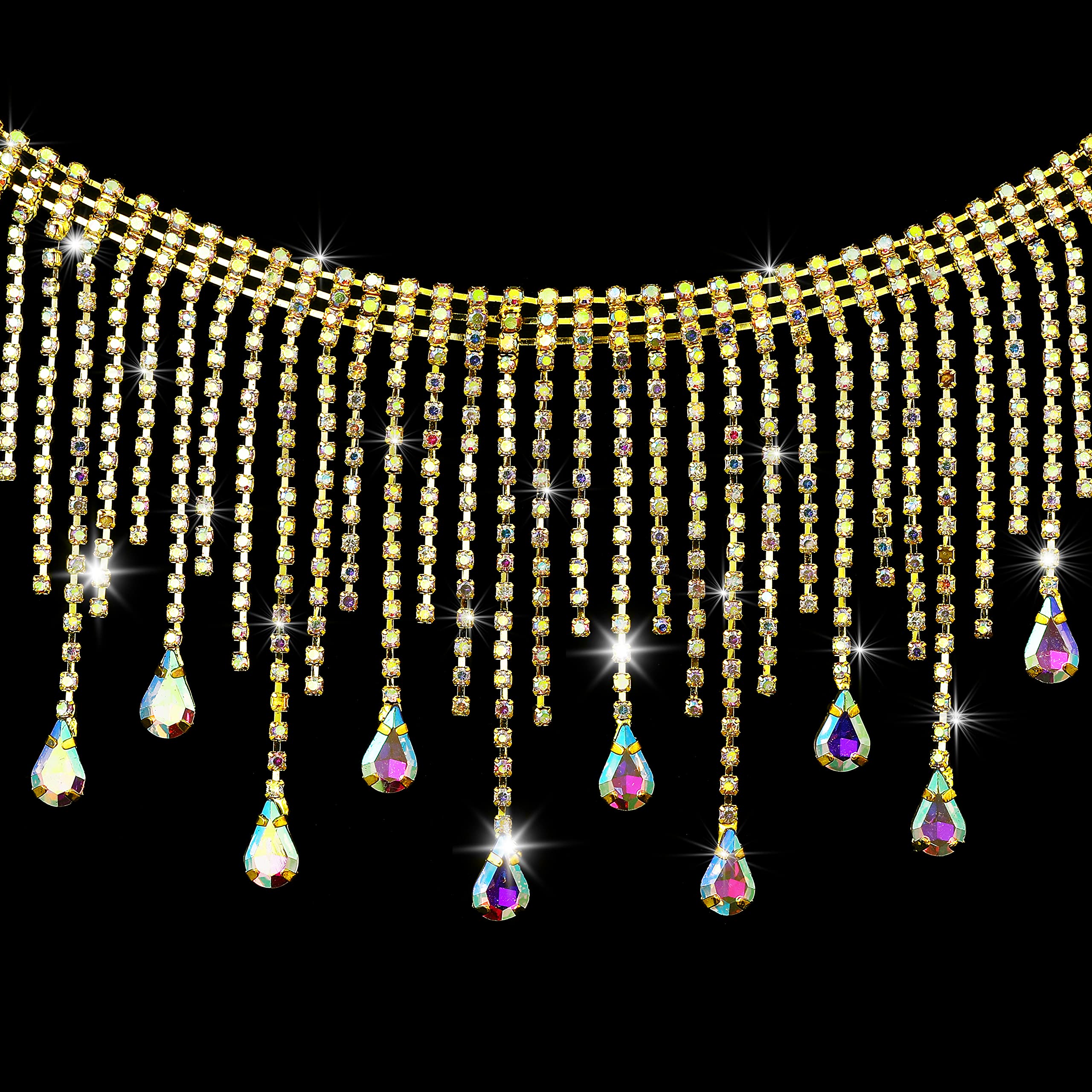 Ruban à strass en cristal pour réparer et embellir un vêtement ou collier terne