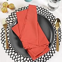 Vista 70 de Utopia Kitchen - Servilletas de tela negras [paquete de 12, 50 x 50 cm], mezcla de algodón absorbente, lavables y reutilizables para cena