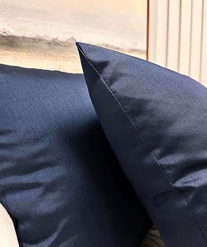 Vista 149 de Aiking Home - Funda de almohada de seda sintética, cierre de cremallera, juego de 2