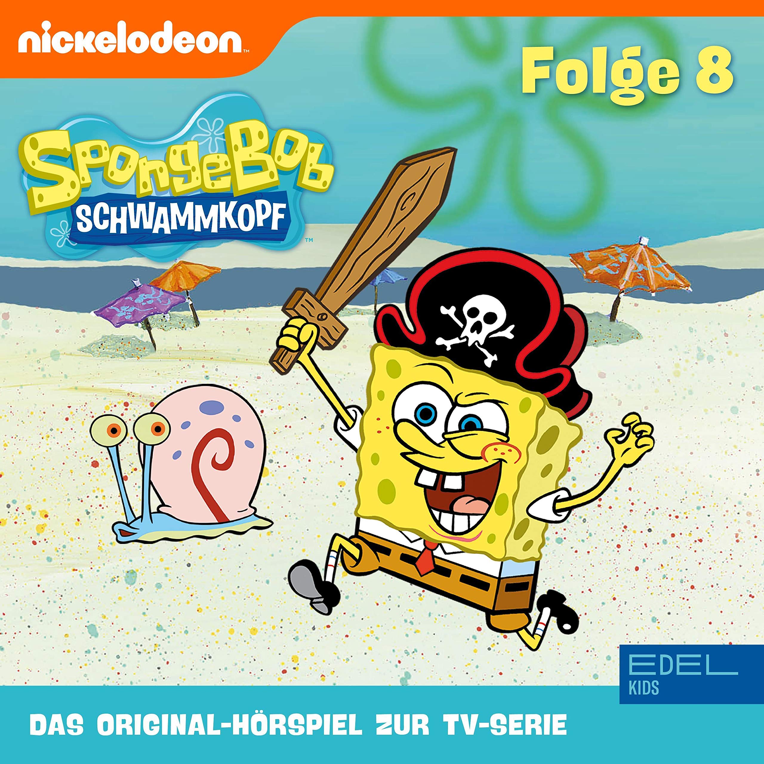 Cover art for SpongeBob Schwammkopf 8. Das Original-Hörspiel zur TV-Serie
