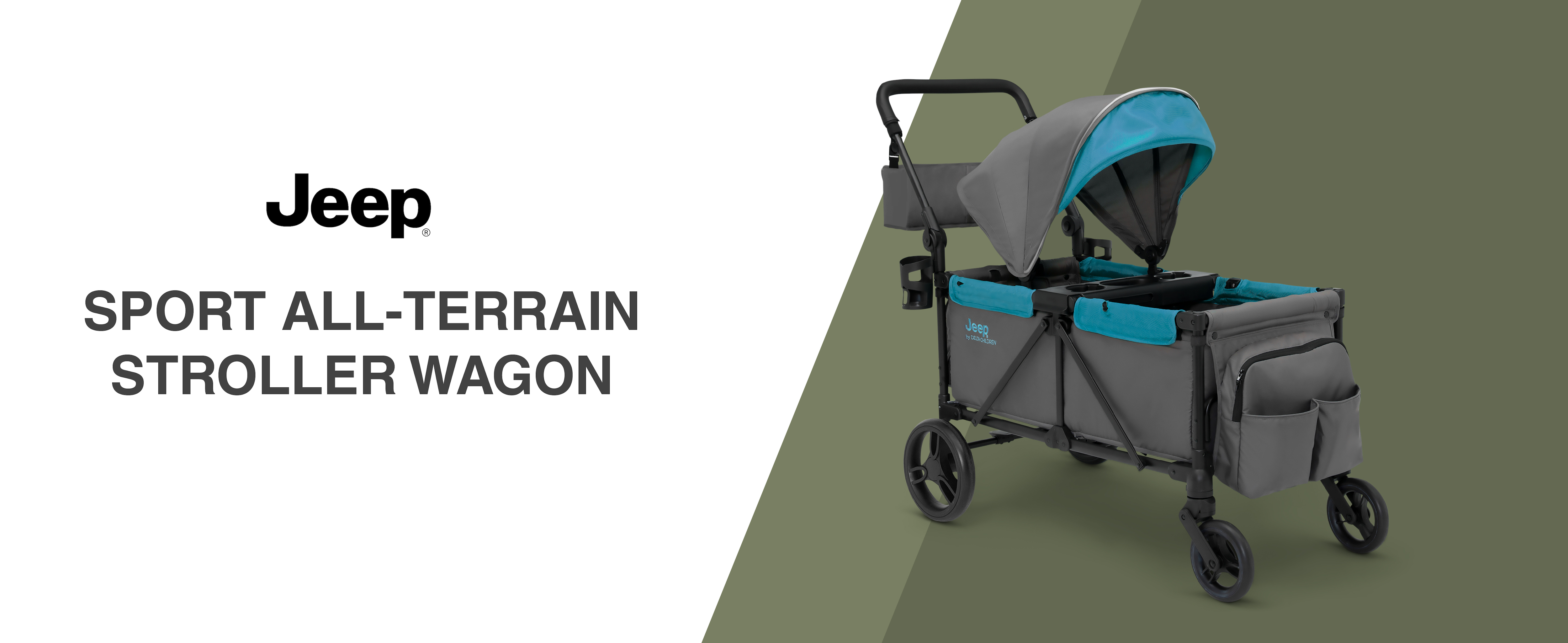 Jeep Sport All-Terrain Stroller Wagon by Delta Children