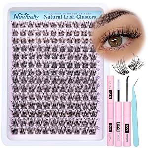 Lash Clusters Kit Wispy Natural Cluster Eyelash Extension Kit DIY Lash Extension Kit C-curly 10-16MM Eyelash Clusters Volume