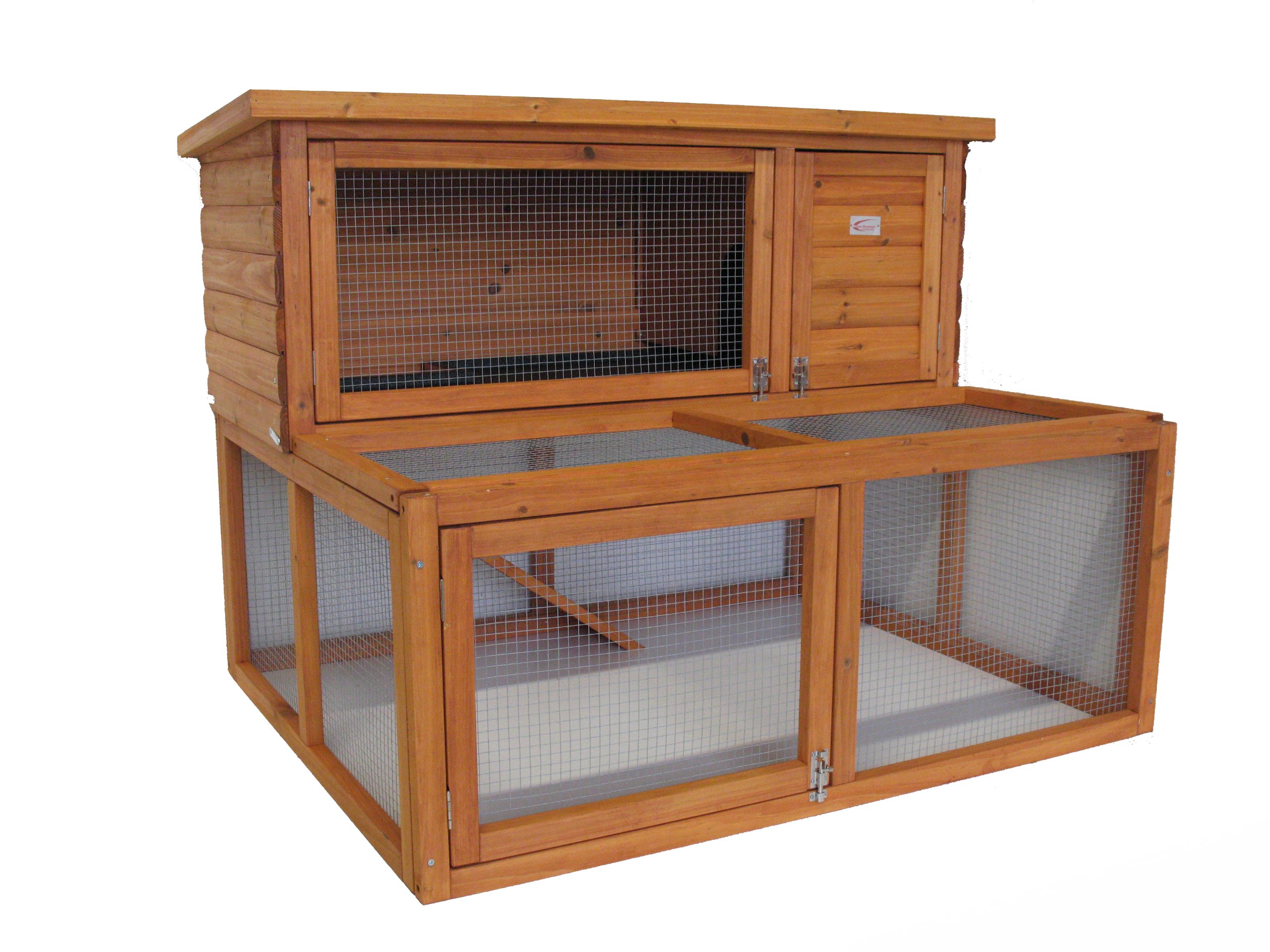 BUNNY BUSINESS 4ft Drop Hutch and Run Rabbit/Guinea hutches runs BB-48-DRH Includes Deluxe Cover