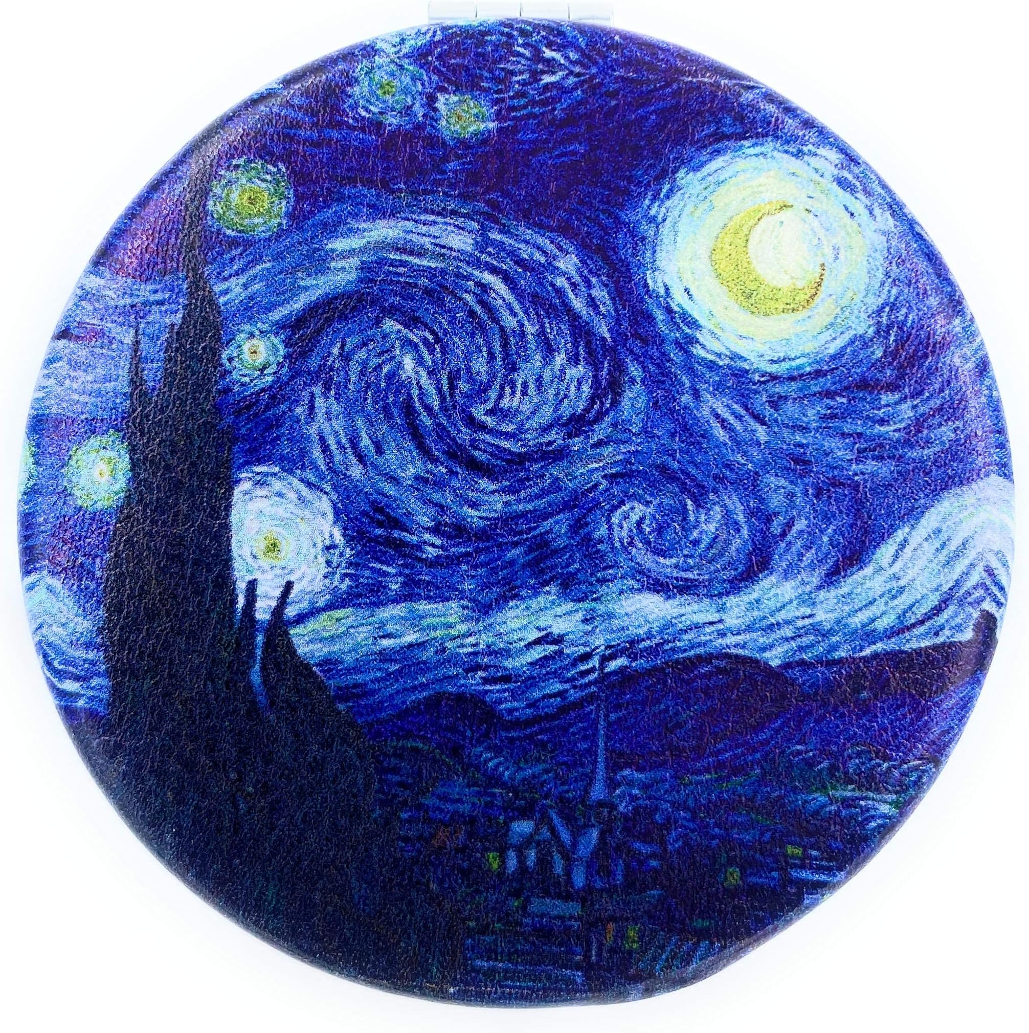 Compact Mirror Purse Makeup Mirror Small Travel Mirror Pocket Mirror Lipstick Mirror Starry Night Van Gogh Cute Mini Mirror Art Artistic Gifts for Women