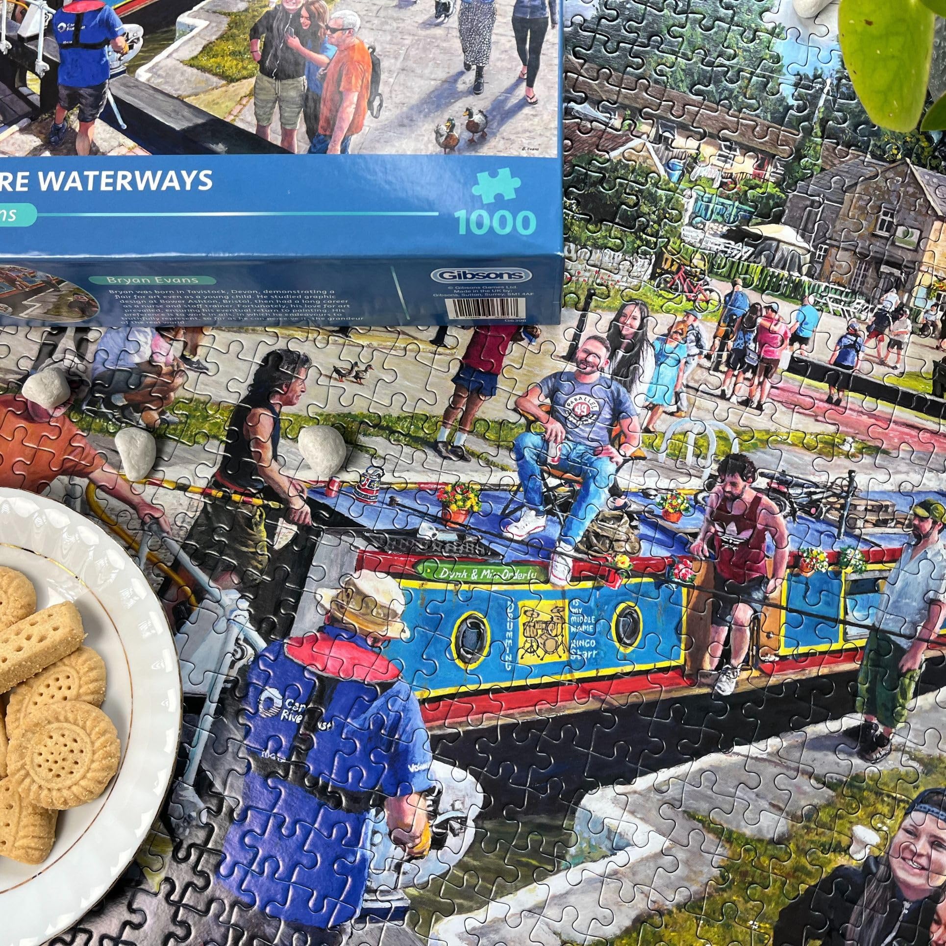 Wiltshire Waterways 1000-Piece Jigsaw Puzzle, Brisish Canal