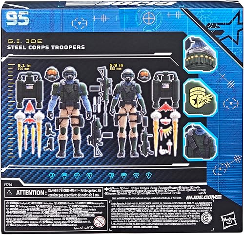 Miniatura 11 de G.I. Joe Classified Series Steel Corps Troopers, figura de acción coleccionable, 95, figuras de acción de 6 pulgadas para niños y niñas, con 28