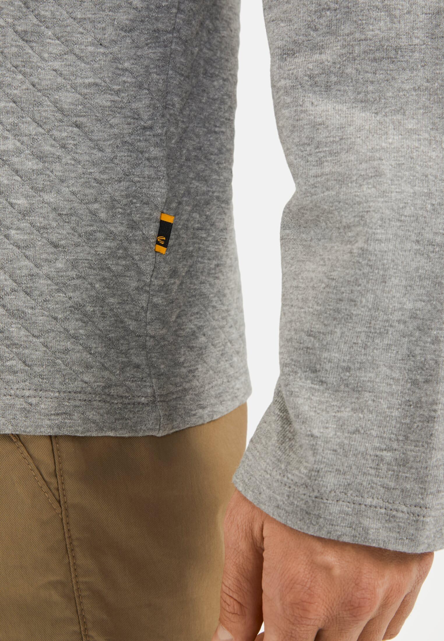camel active Herren Langarmshirt mit Steppmuster