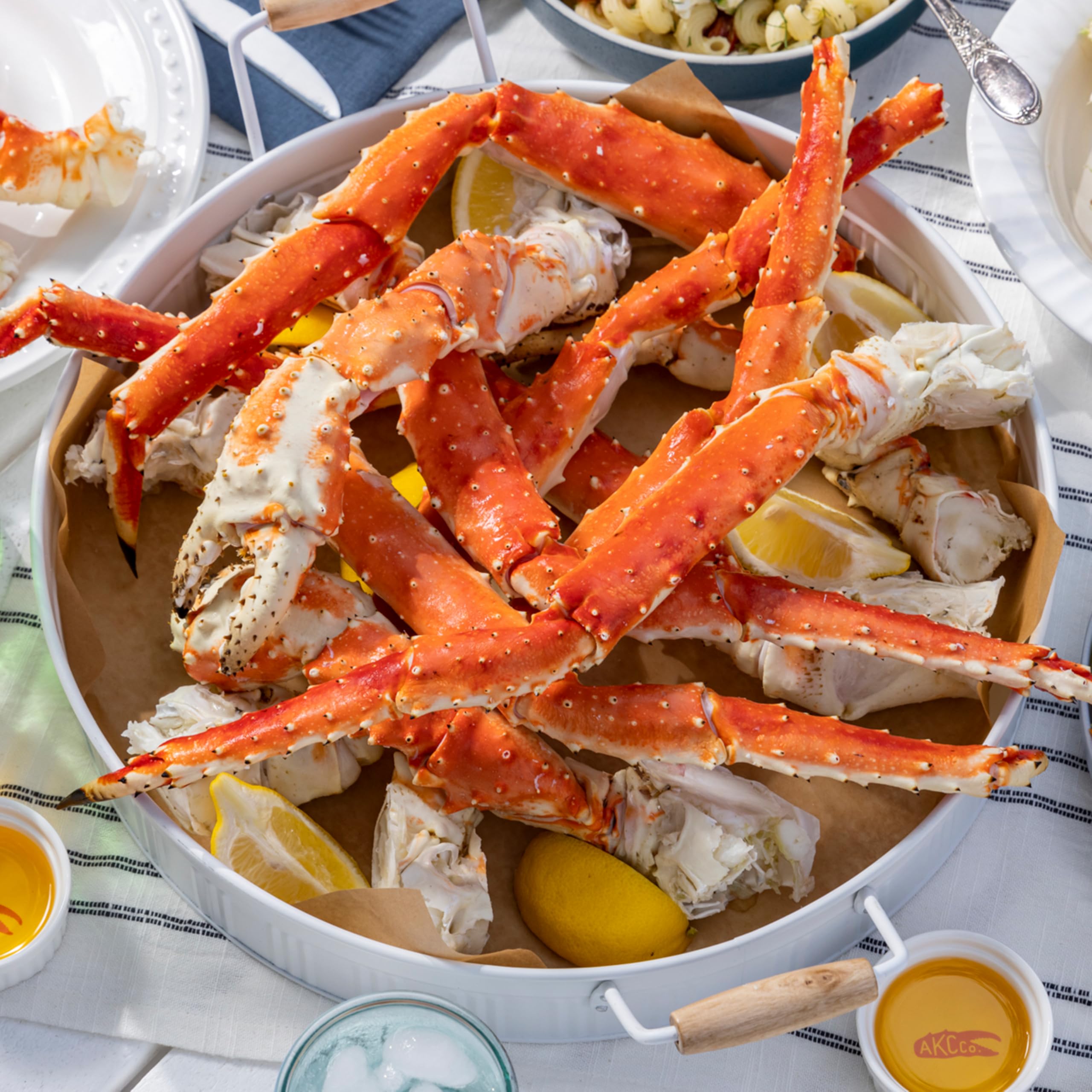 ALASKAN KING CRAB CO.: Red King Crab Legs, XL, 4lbs (About 5 Legs) Wild Caught, Pre-Cooked Flash Frozen Seafood Meat, Rich Flavor and Natural Sweetness with Firm Tender Texture, Steam, Grill or Broil